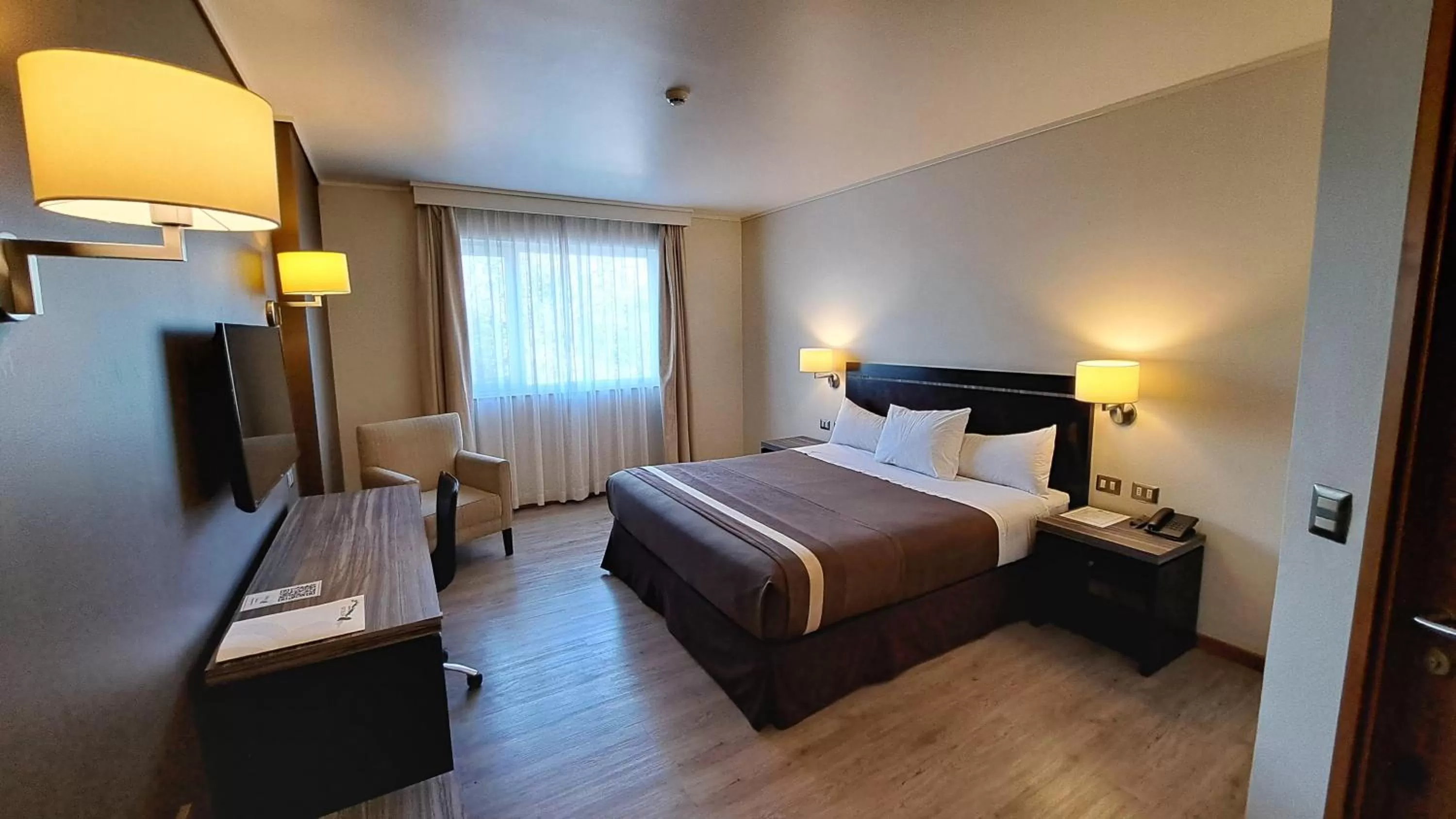 Bed in Hotel Diego de Almagro Curicó