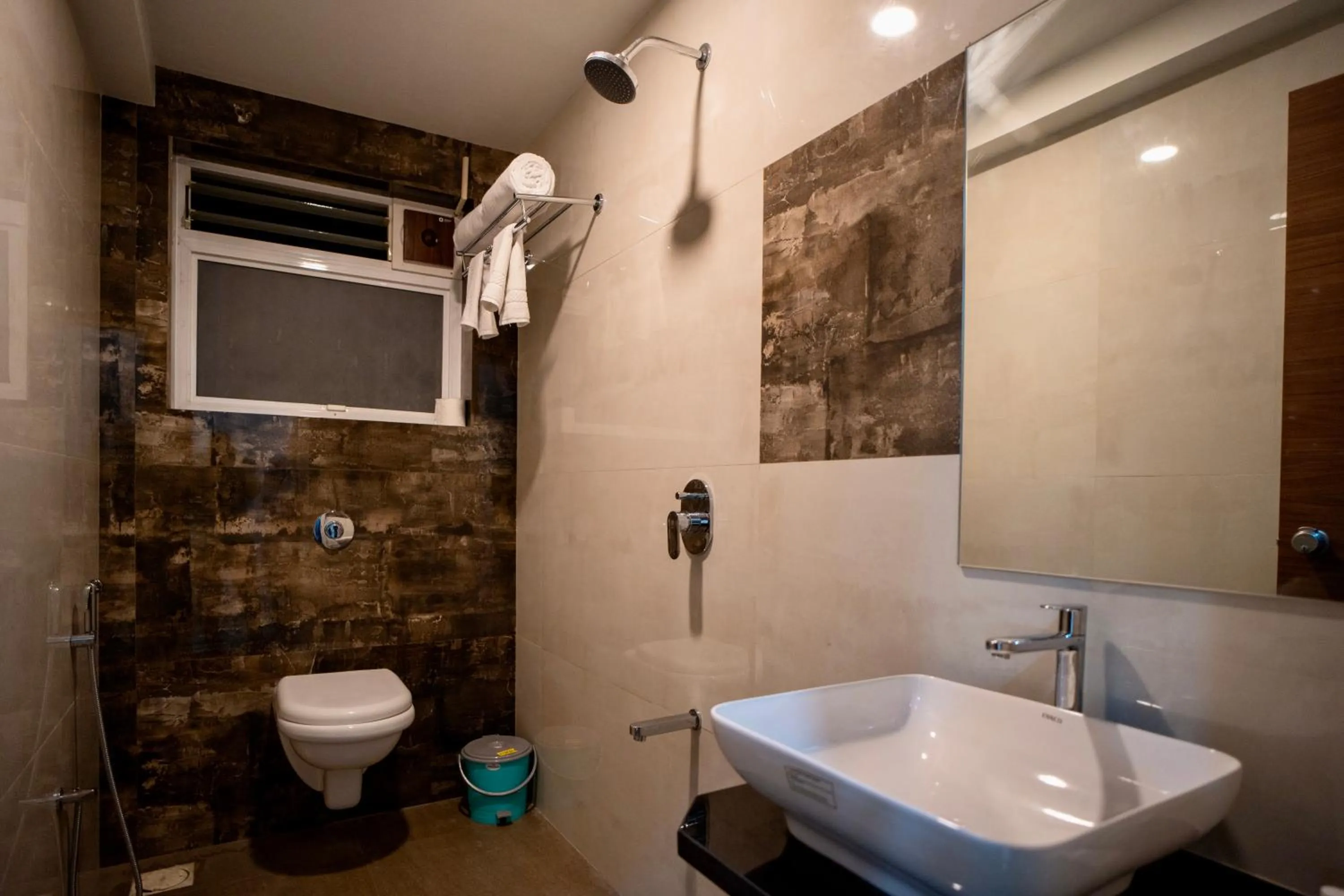 Shower in Hotel Oberon