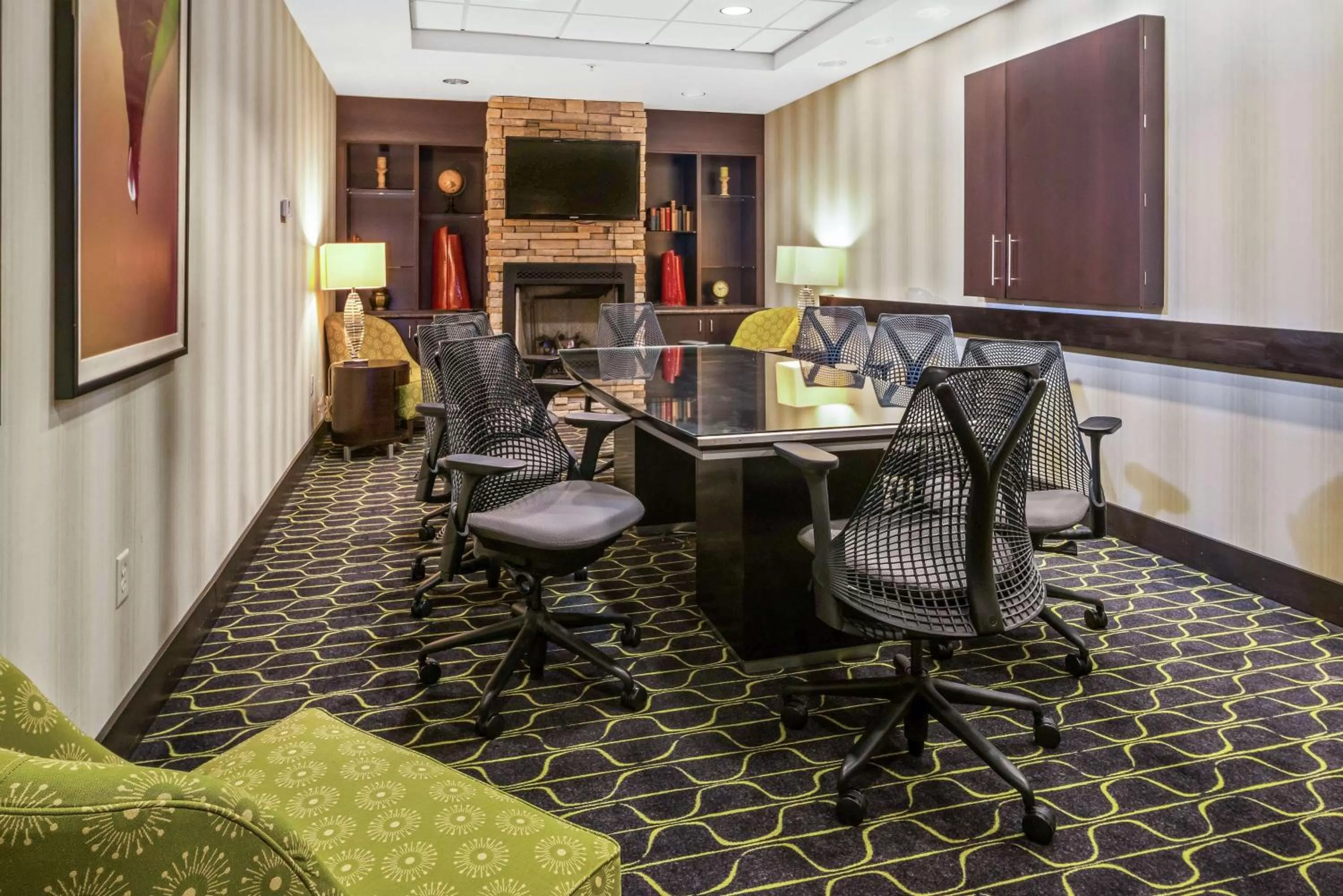 Meeting/conference room in Hampton Inn and Suites Tulsa/Catoosa
