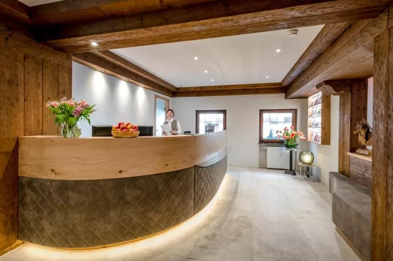 Lobby or reception in Hotel Krone