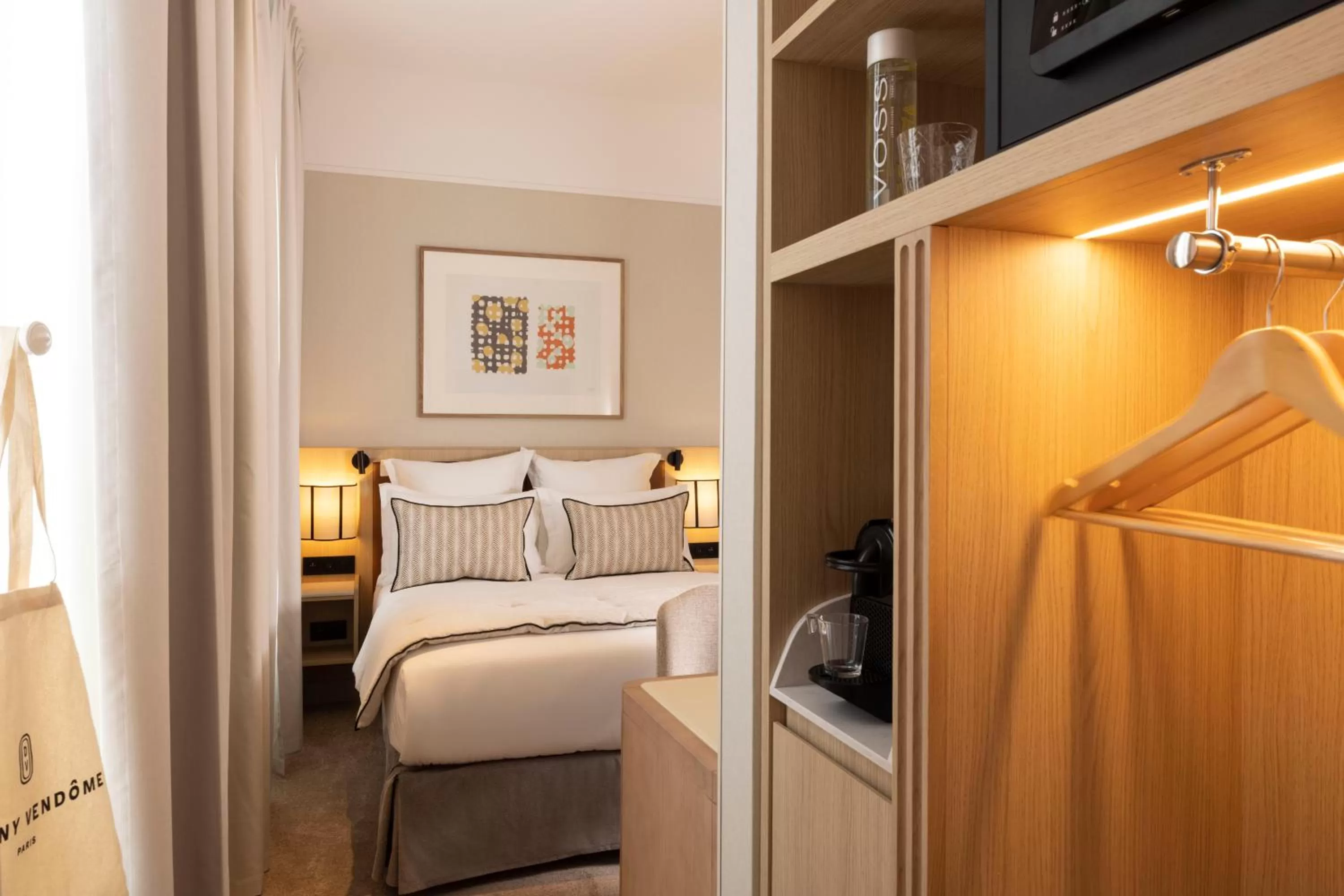 Bedroom, Bed in Hotel Duminy-Vendome