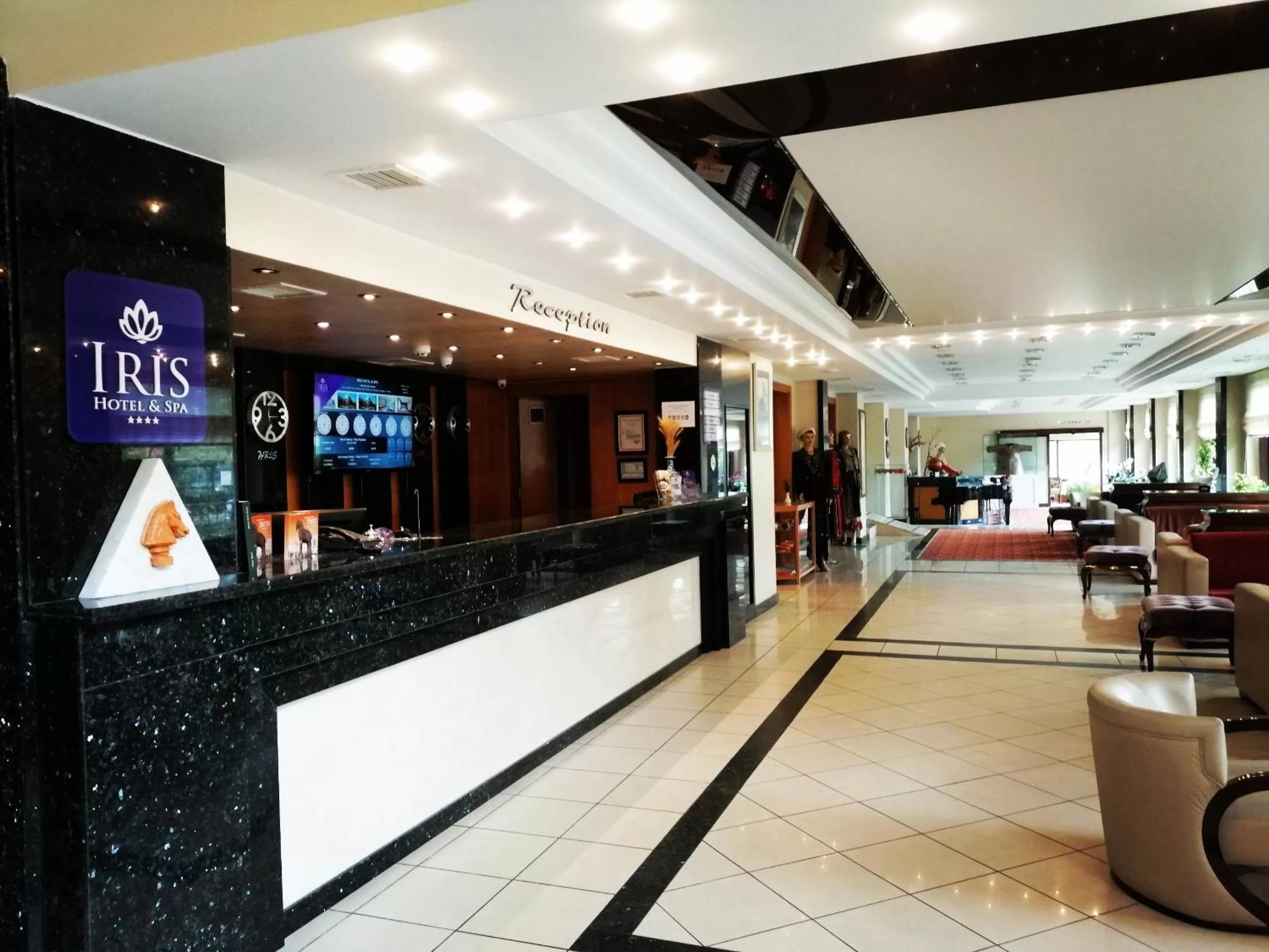 Lobby or reception in Iris Hotel & Spa