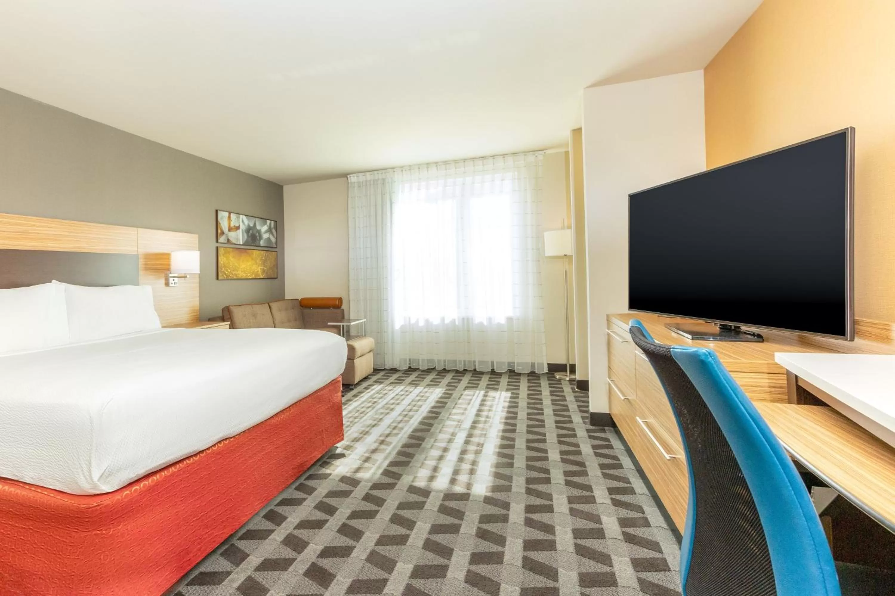 Photo of the whole room, Bed in TownePlace Suites By Marriott Las Vegas Stadium District