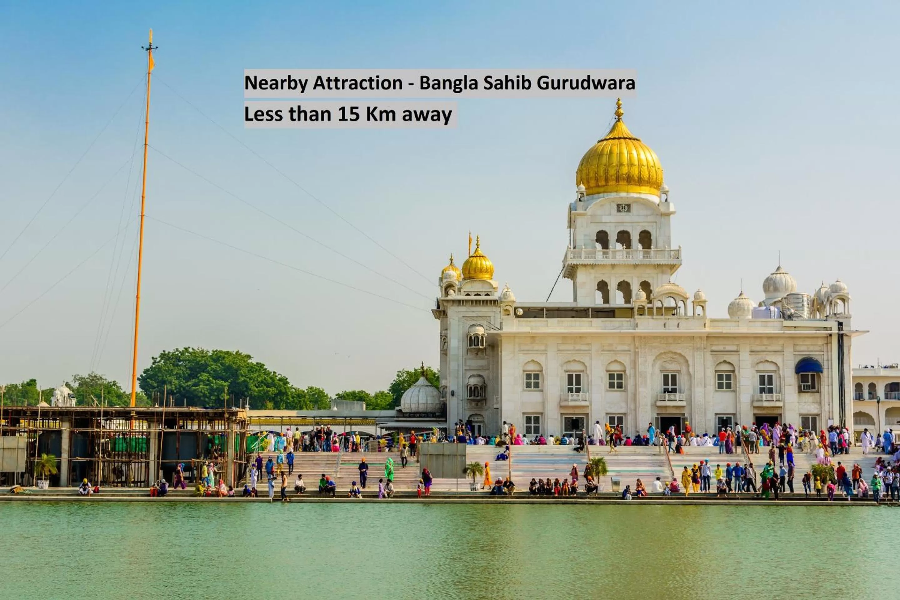 Nearby landmark in FabHotel The Chaitanyas Rohini sec 18