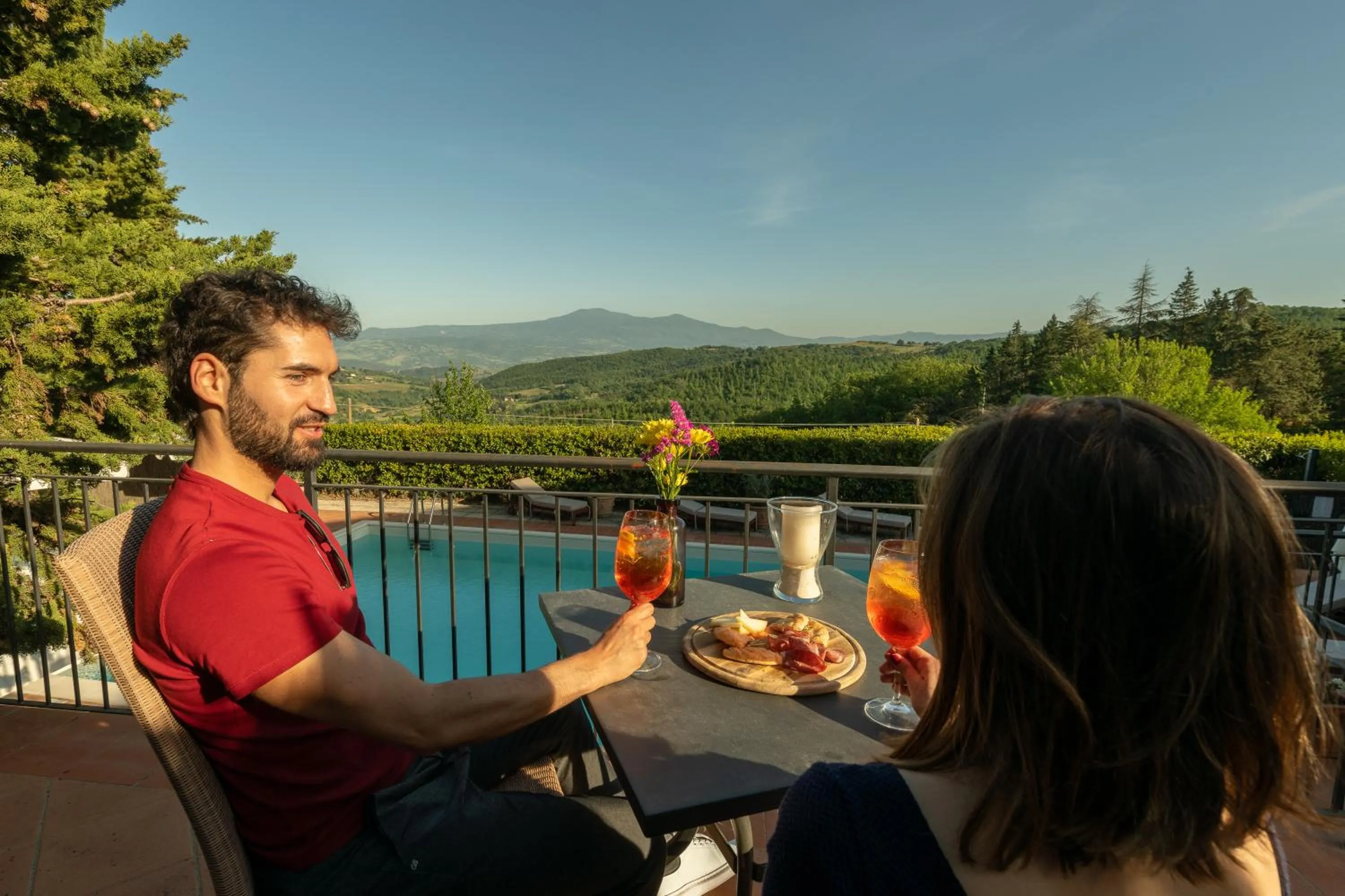 Food and drinks in Si Montalcino Hotel