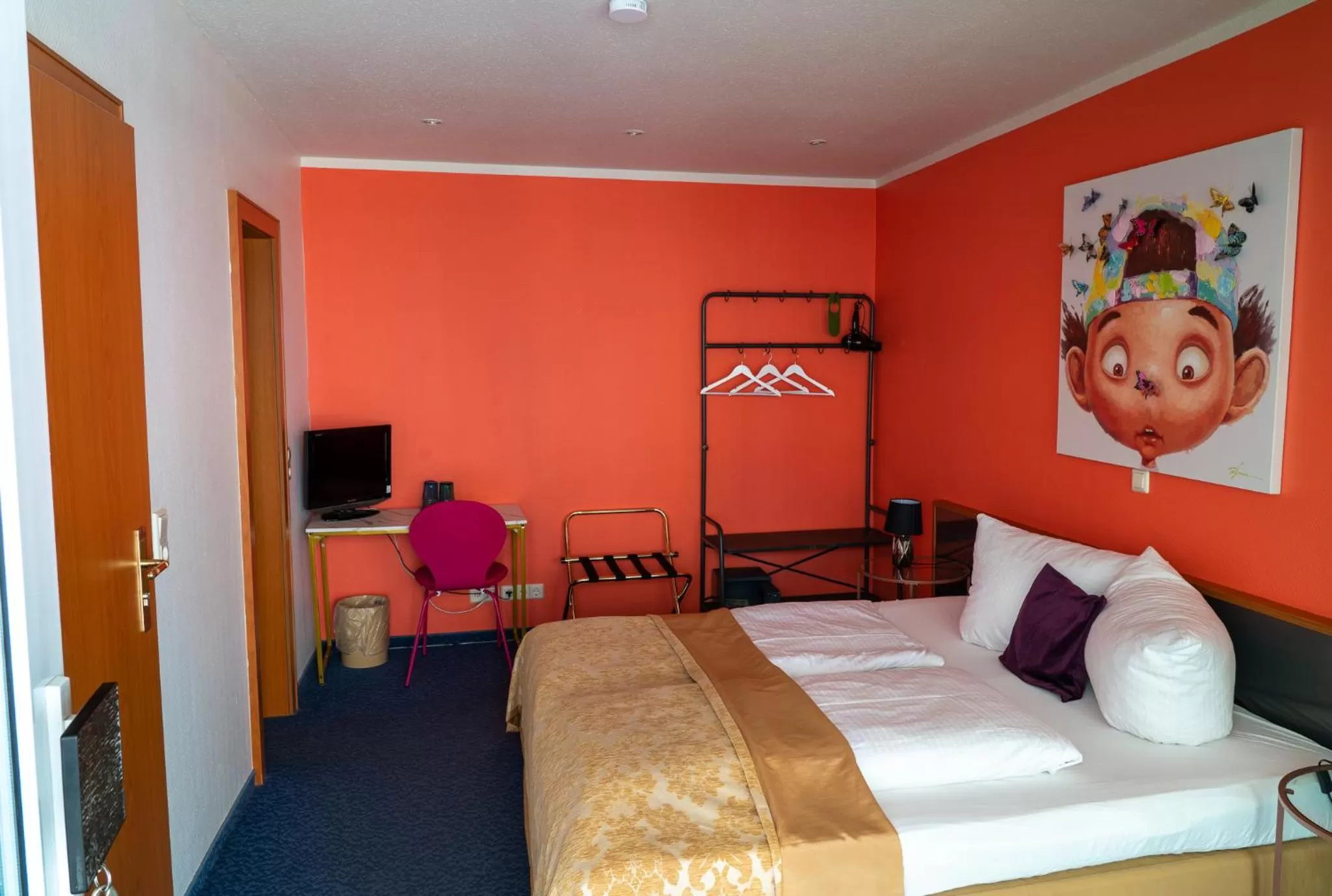 Bed in Boutique Hotel Rothenburger Hof