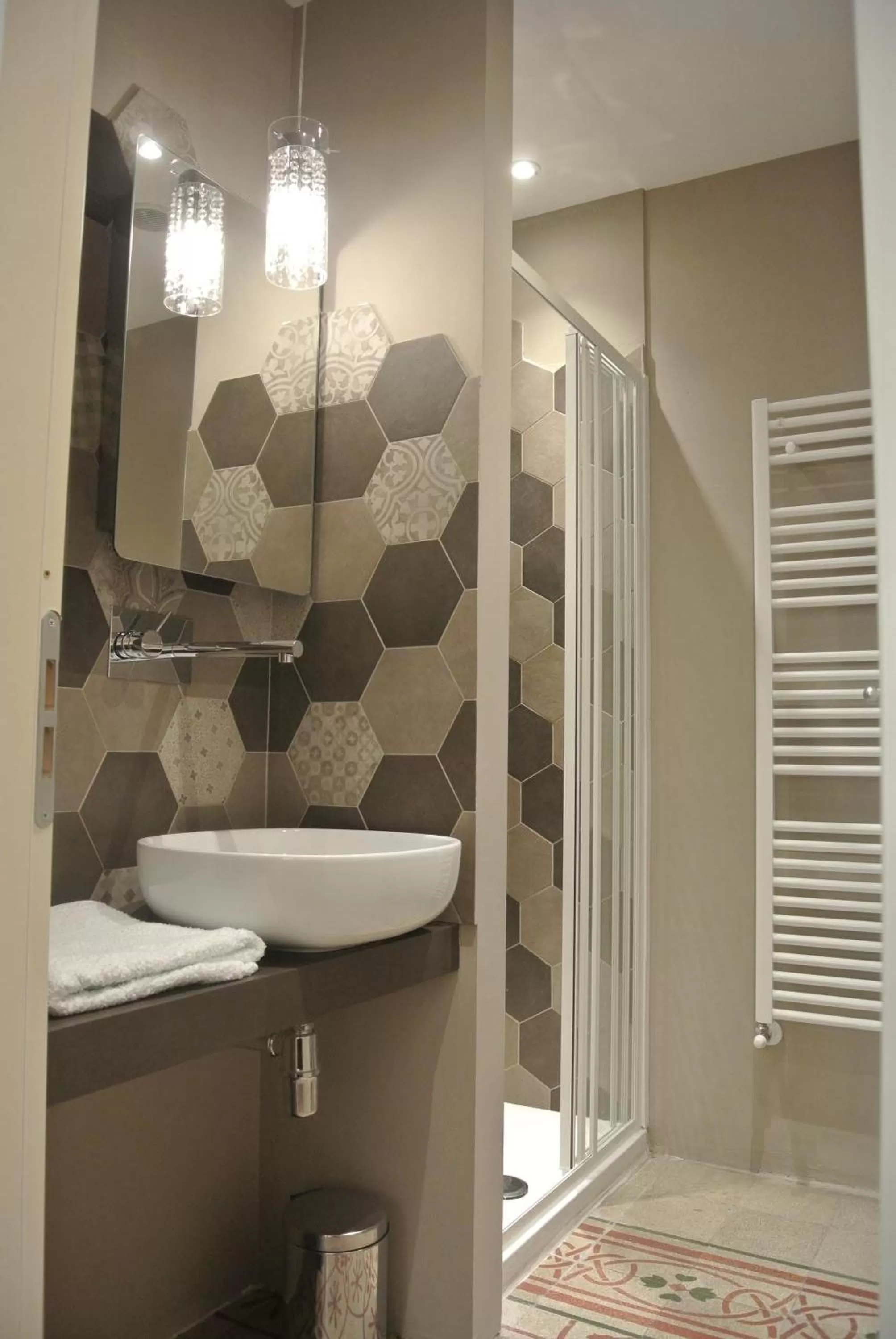 Decorative detail in Ghibellino B&B