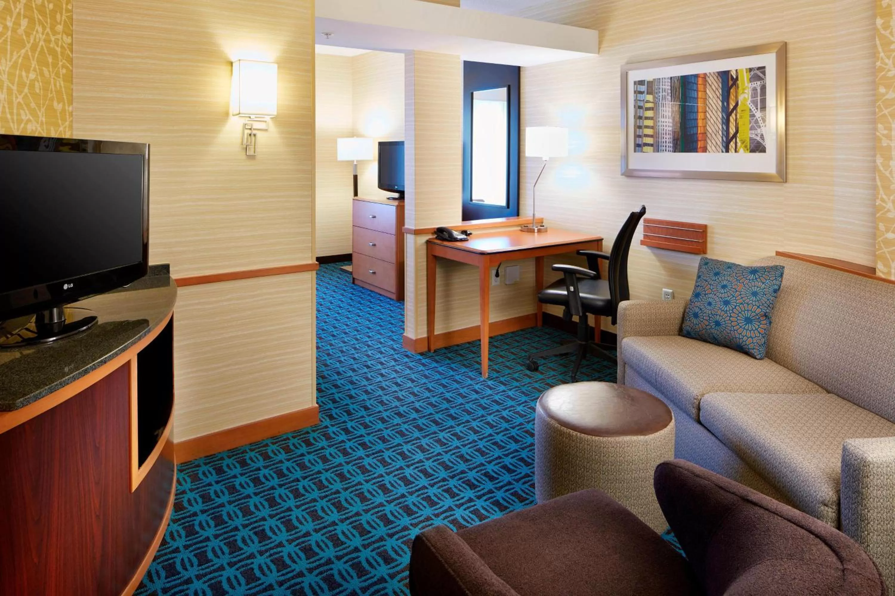 King Studio with Sofa Bed - Hearing Accessible in Fairfield Inn and Suites Columbus Polaris