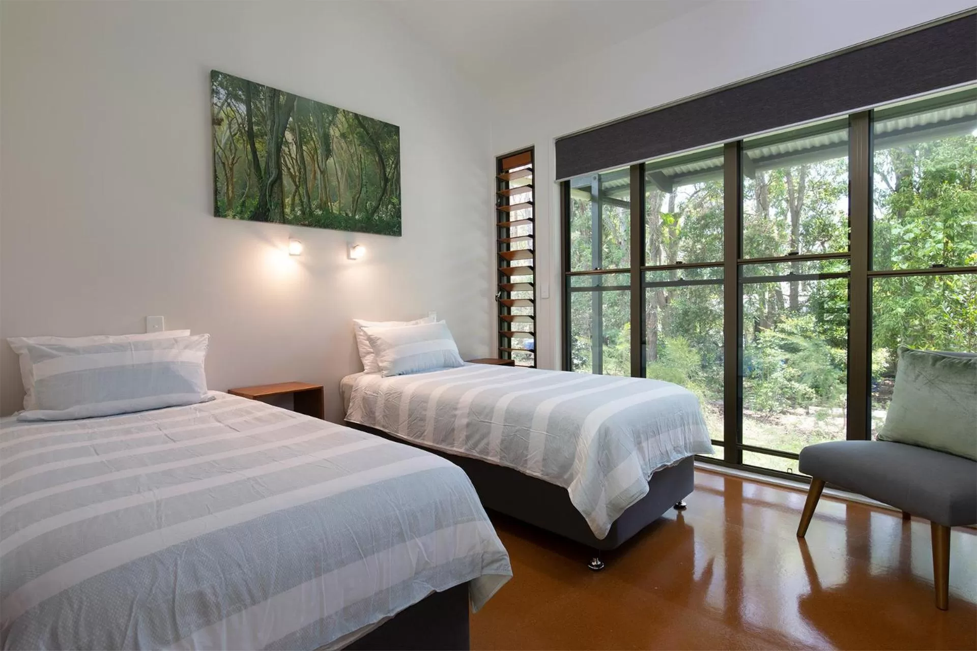 Bedroom, Bed in Eumarella Shores Noosa Lake Retreat