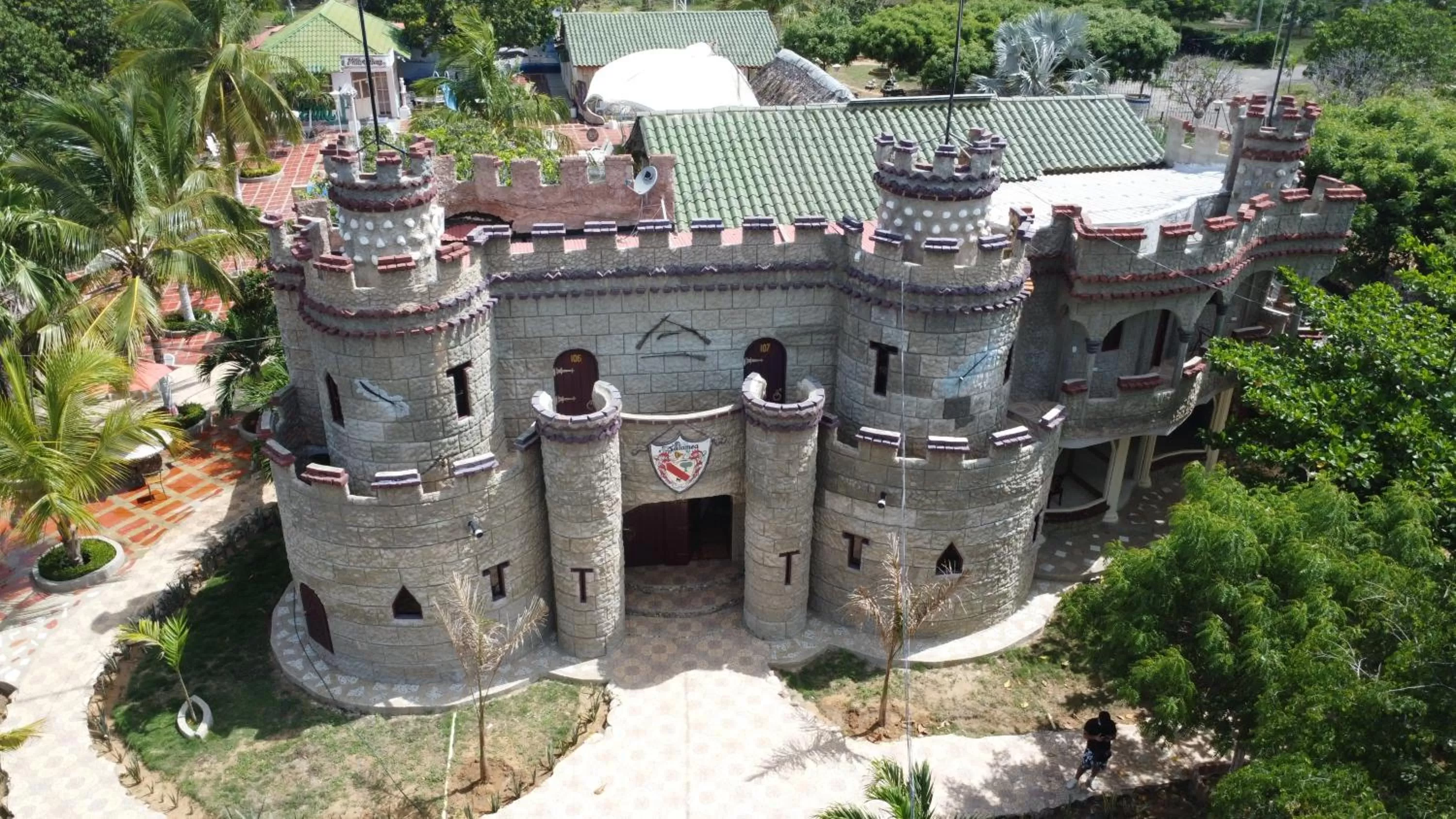 Property building in Eco-Hotel Villa Elina