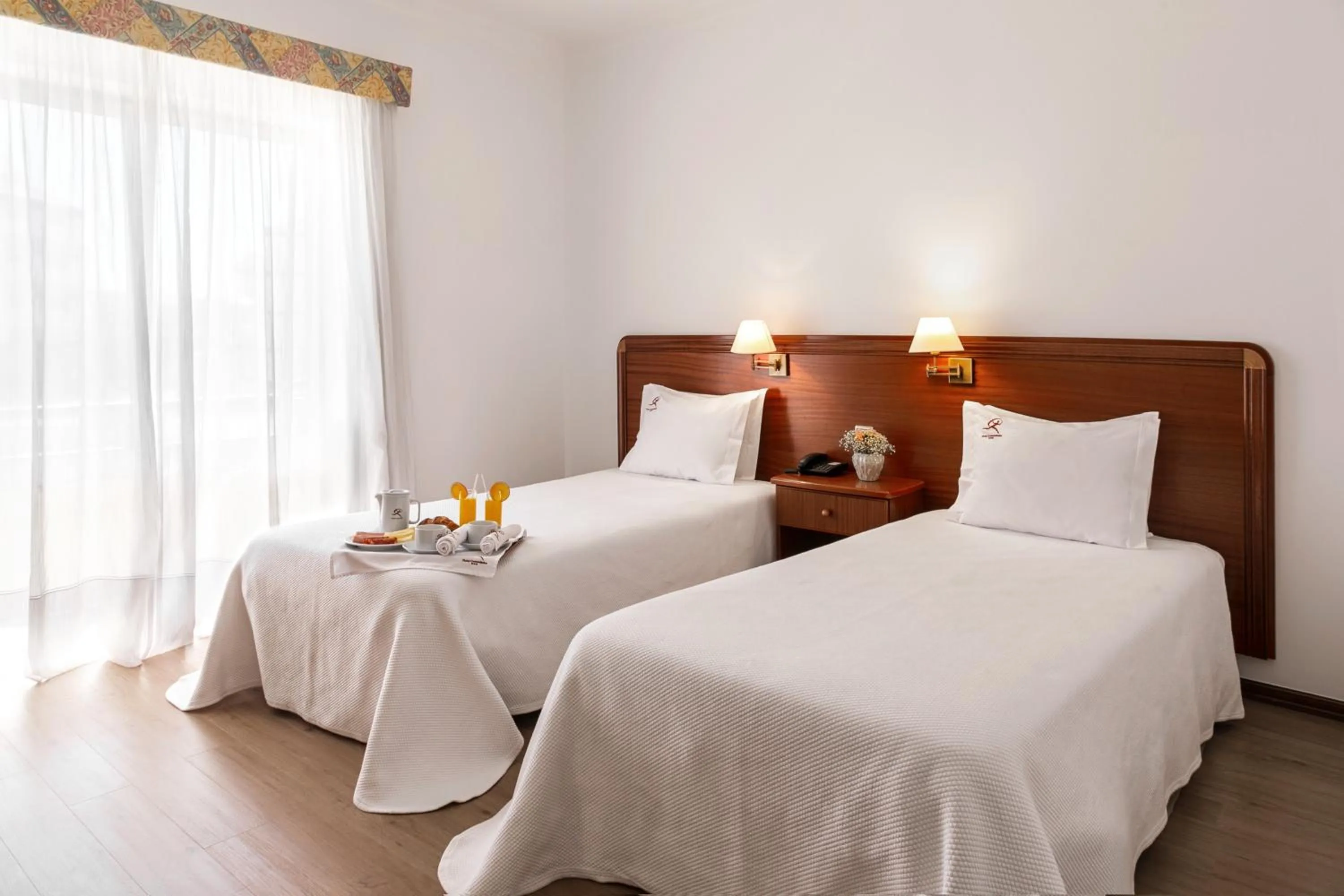 Bed in Hotel Comendador