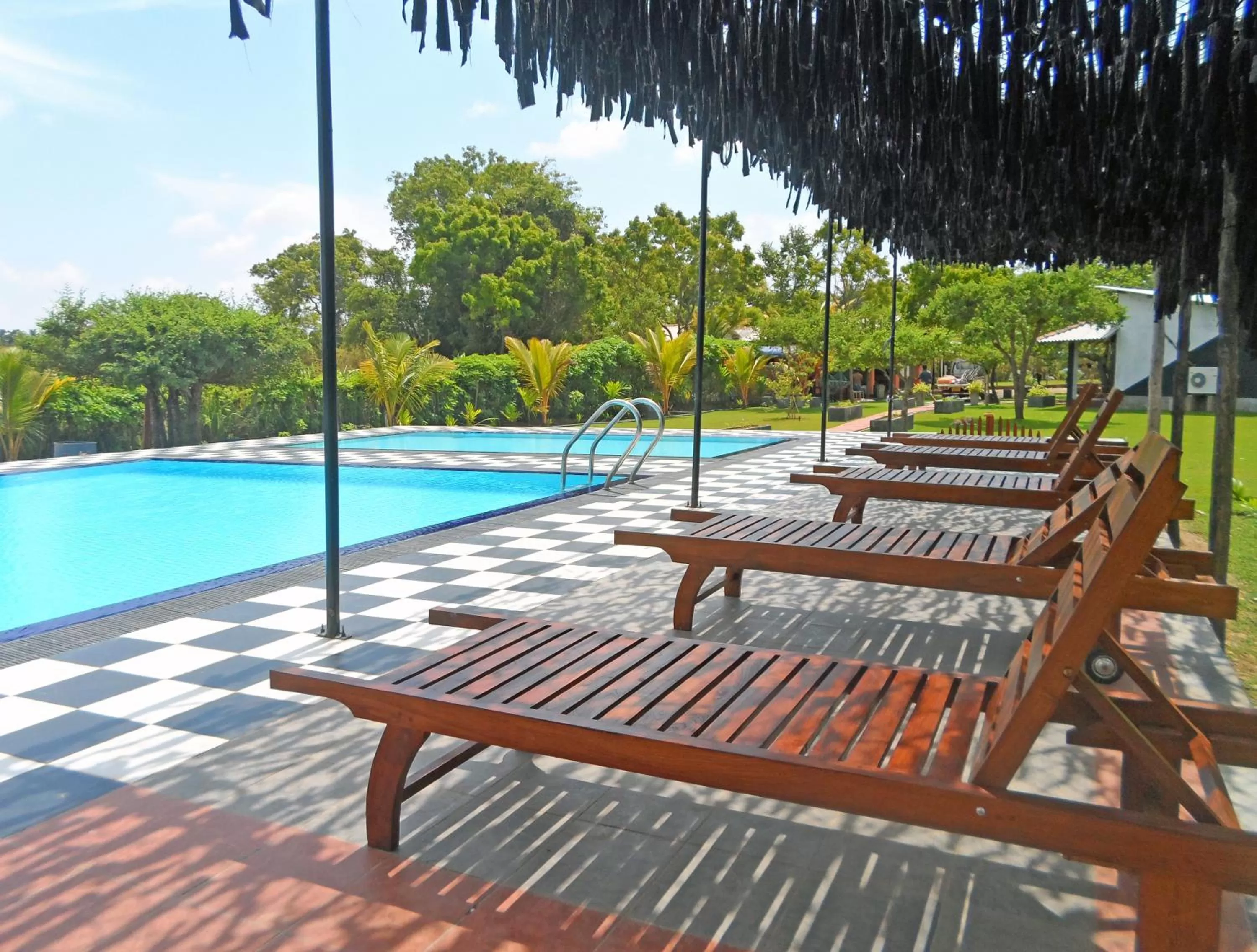 Swimming pool in Eco Hotel Black & White - Anuradhapura
