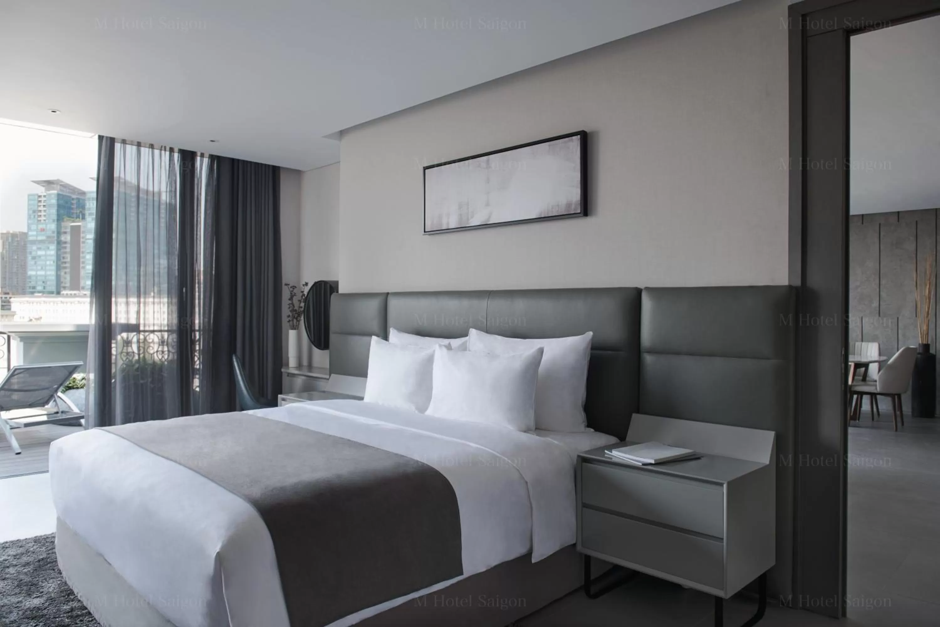 Bedroom, Bed in M Hotel Saigon