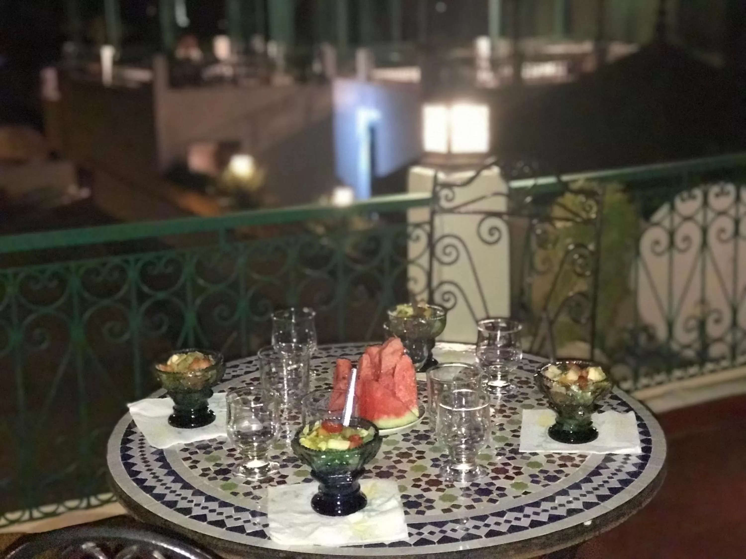 Balcony/Terrace in Riad Taj Salma