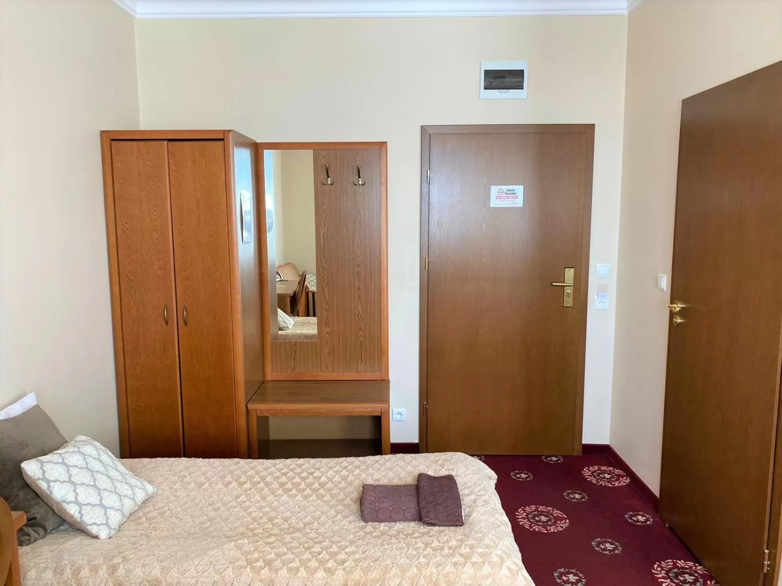 Bed in Hotel President