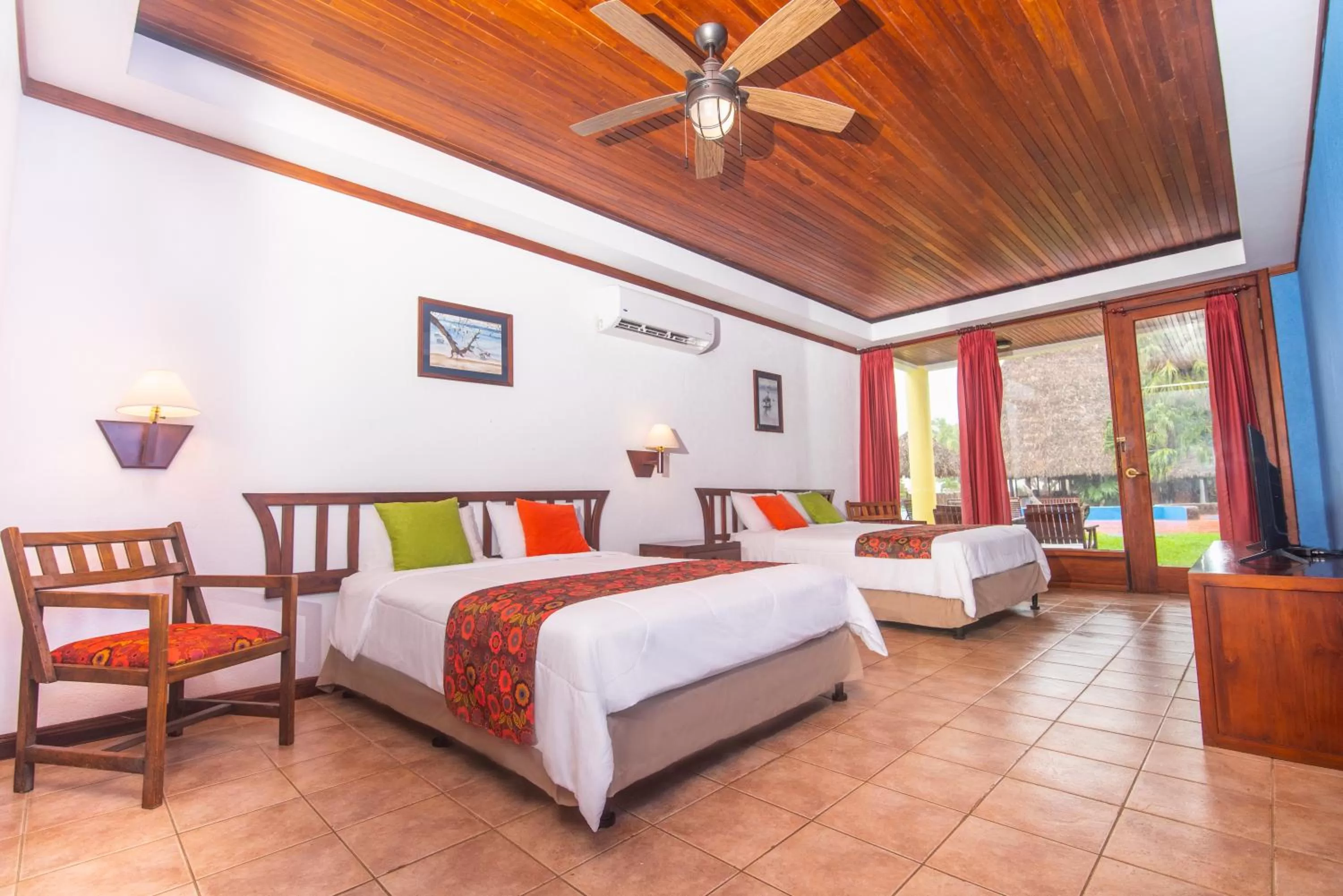 Property building, Bed in Nandel Beach Resort