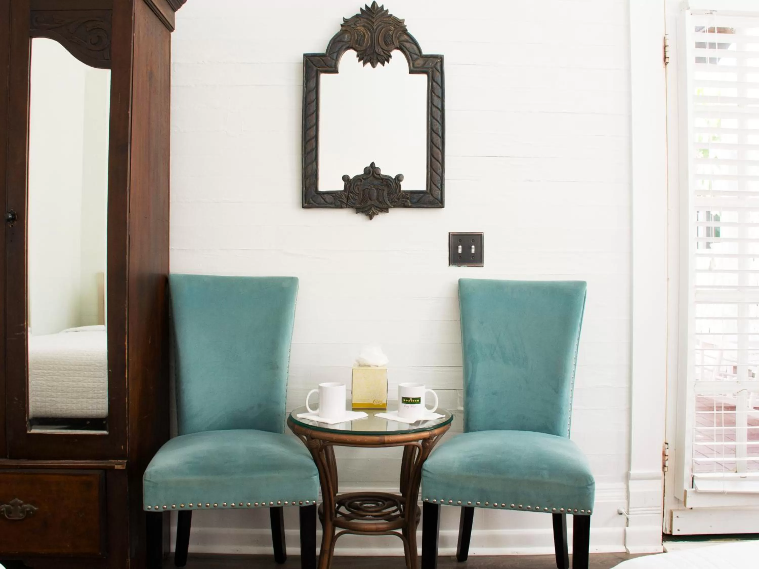 Seating area in Duval House