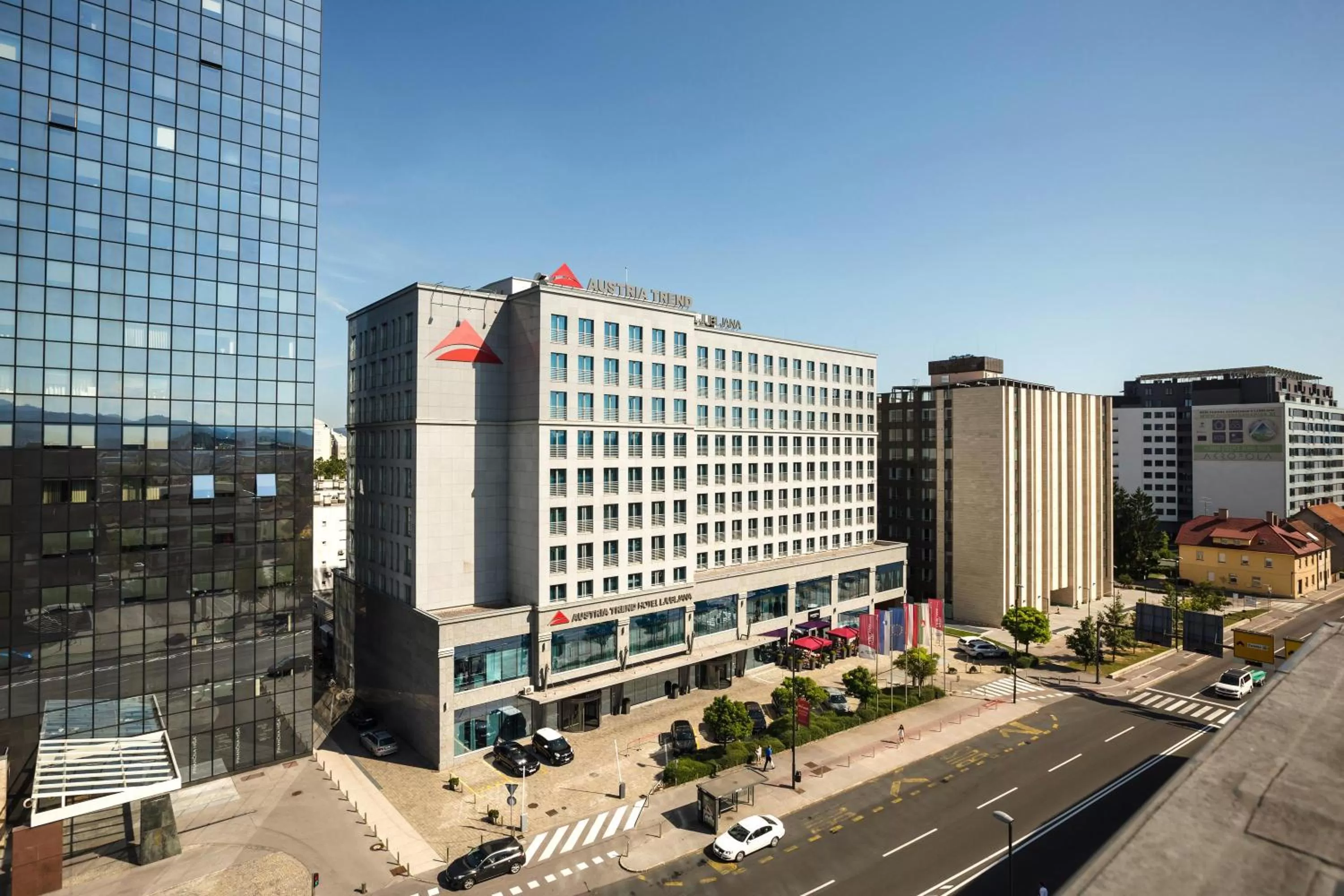 Property building in Doubletree by Hilton Ljubljana