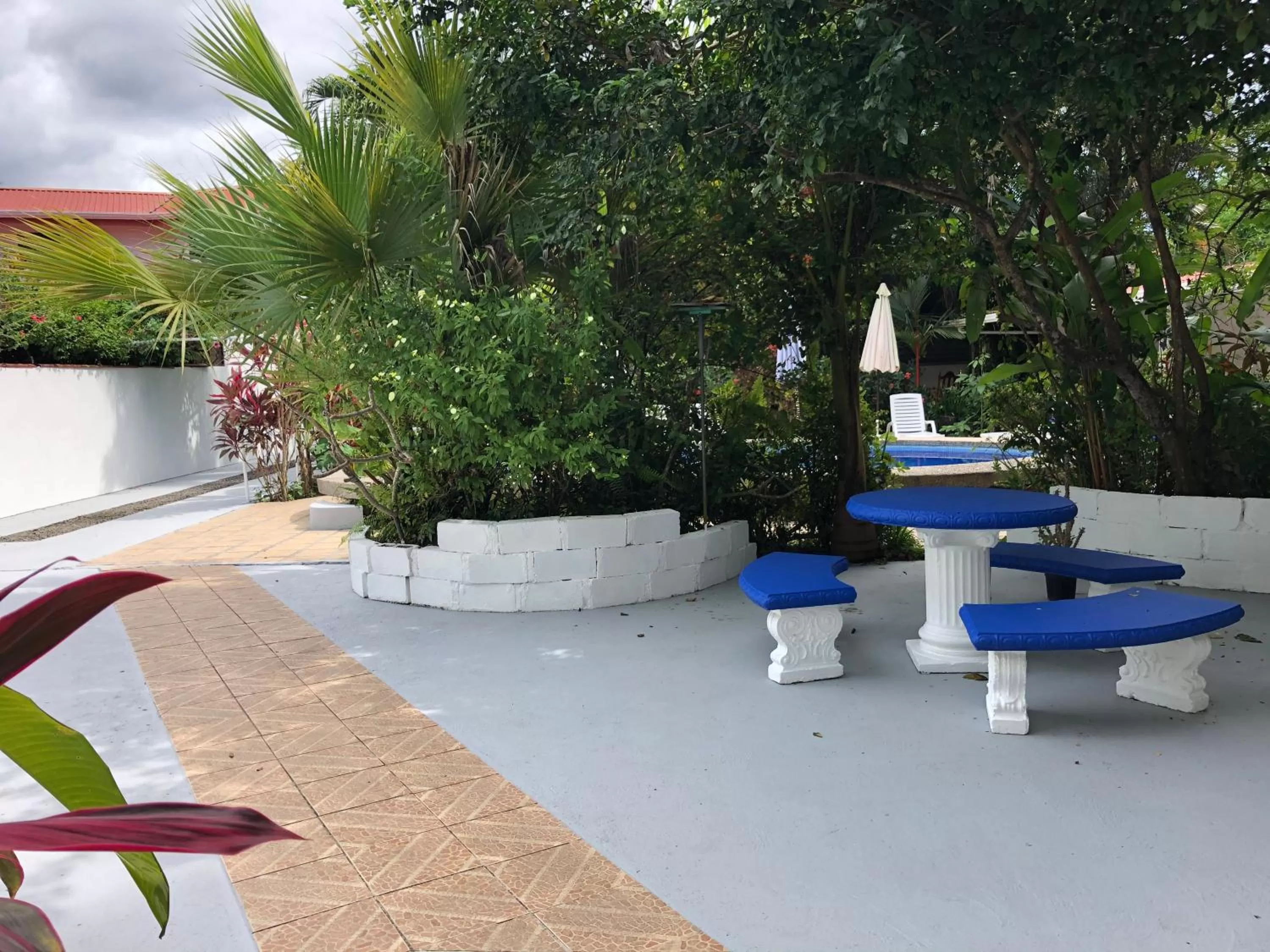 Garden view in La Perlita