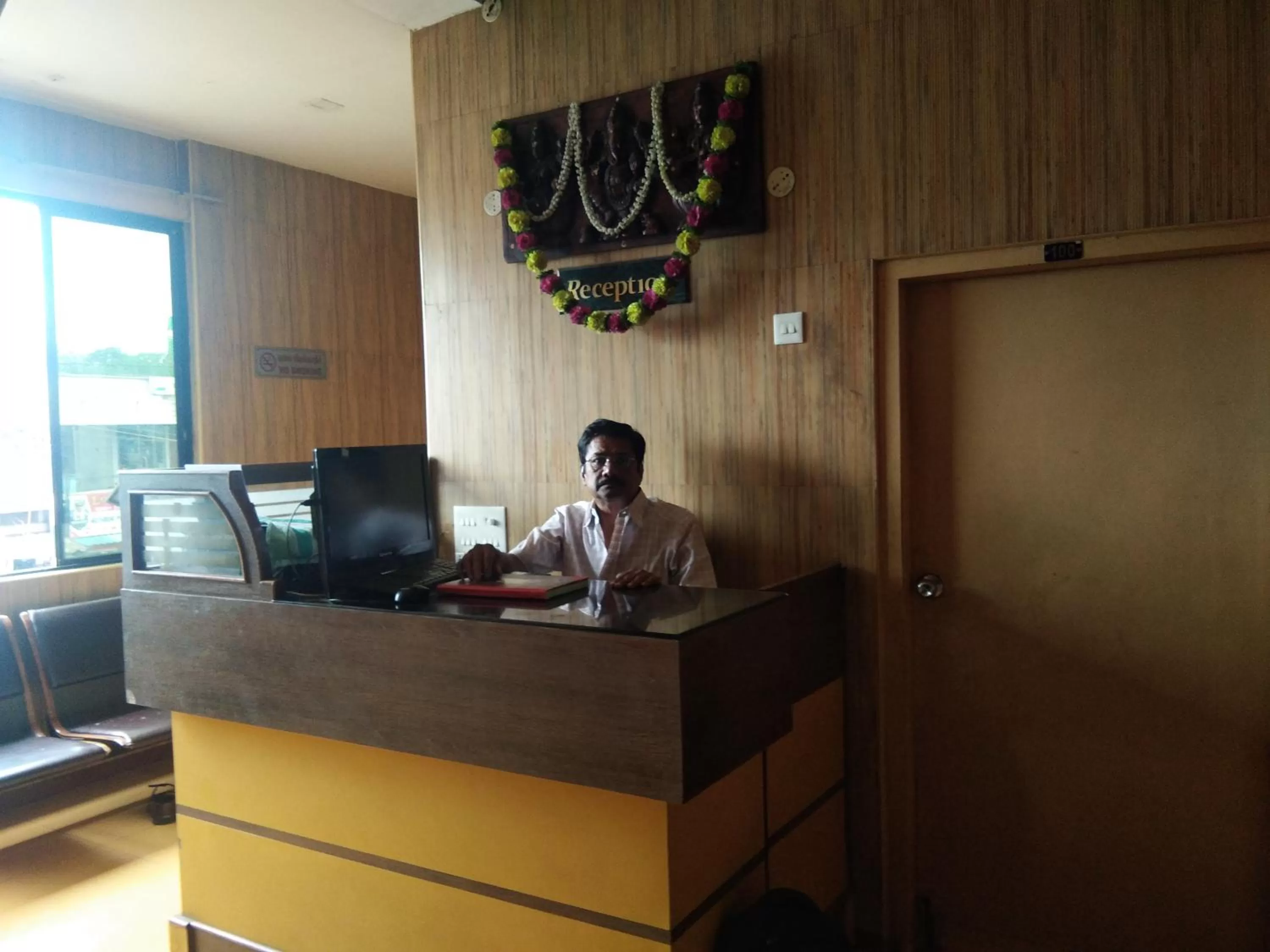 Lobby or reception, Lobby/Reception in Sri Saraswathi Lodge