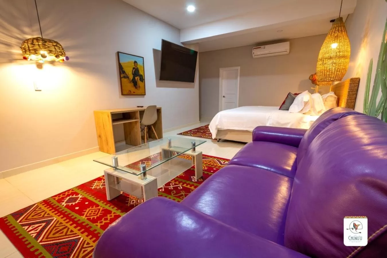 TV and multimedia, Bed in Hotel Boutique Casa chunuu Santa Marta
