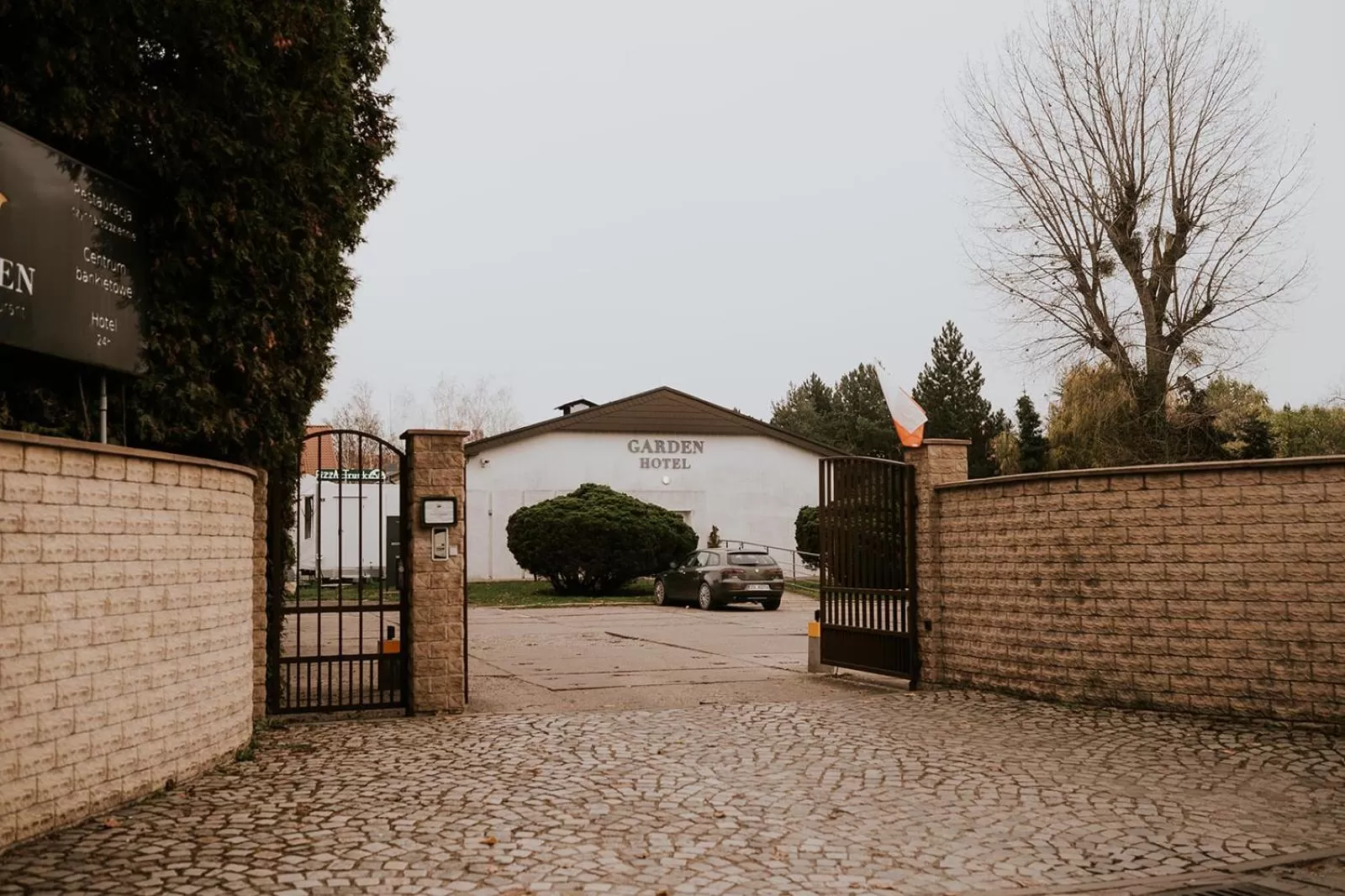 Property Building in Hotel Garden