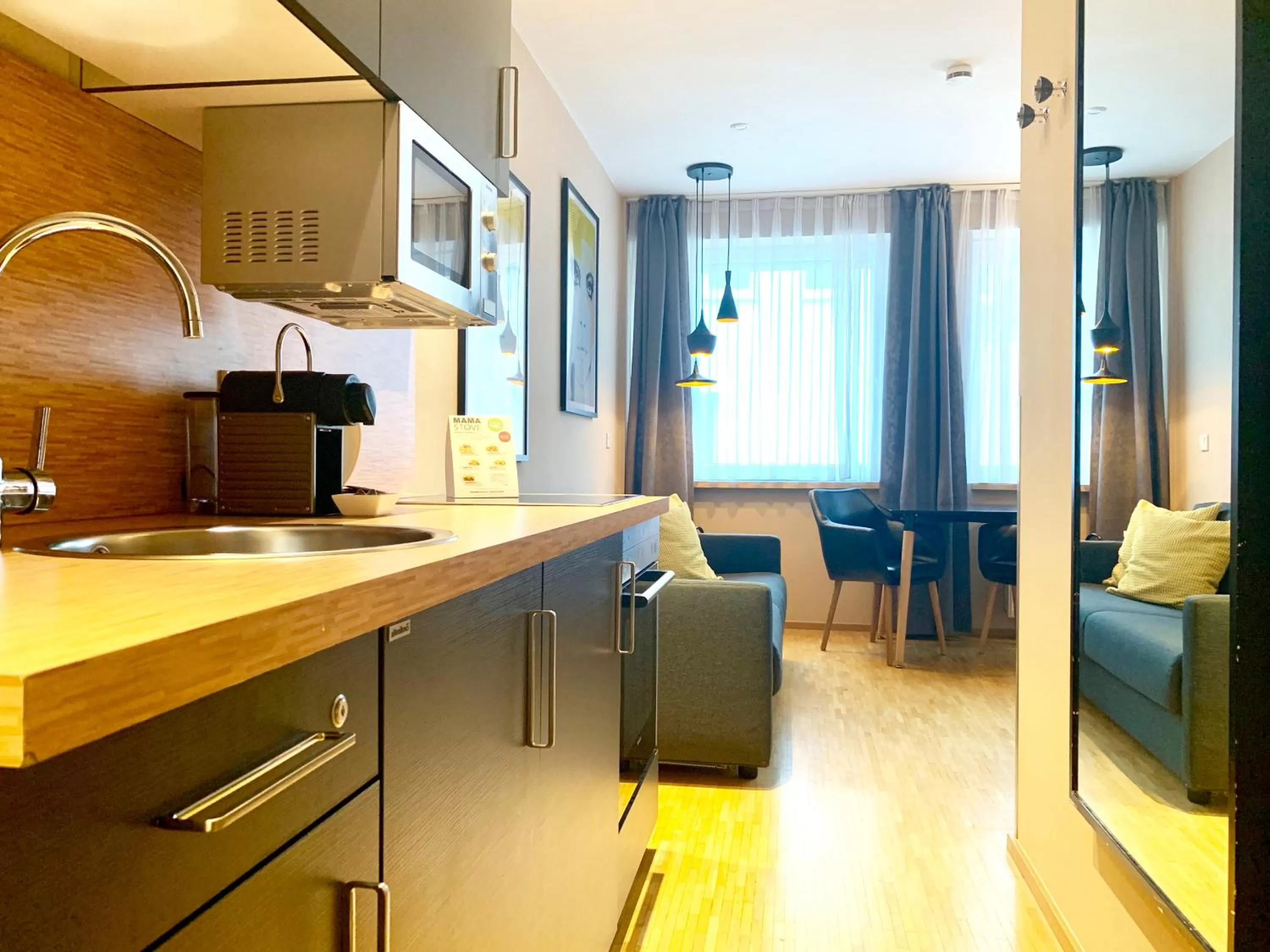 Decorative detail in zeitwohnhaus SUITE-HOTEL & SERVICED APARTMENTS