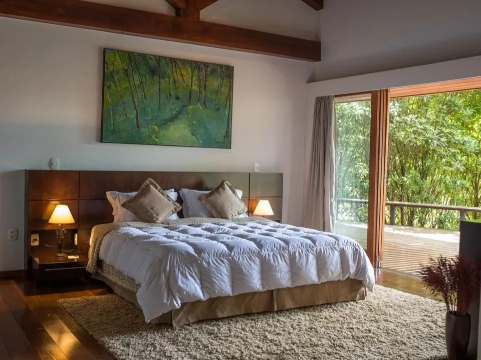 Bed in Kuriuwa Hotel