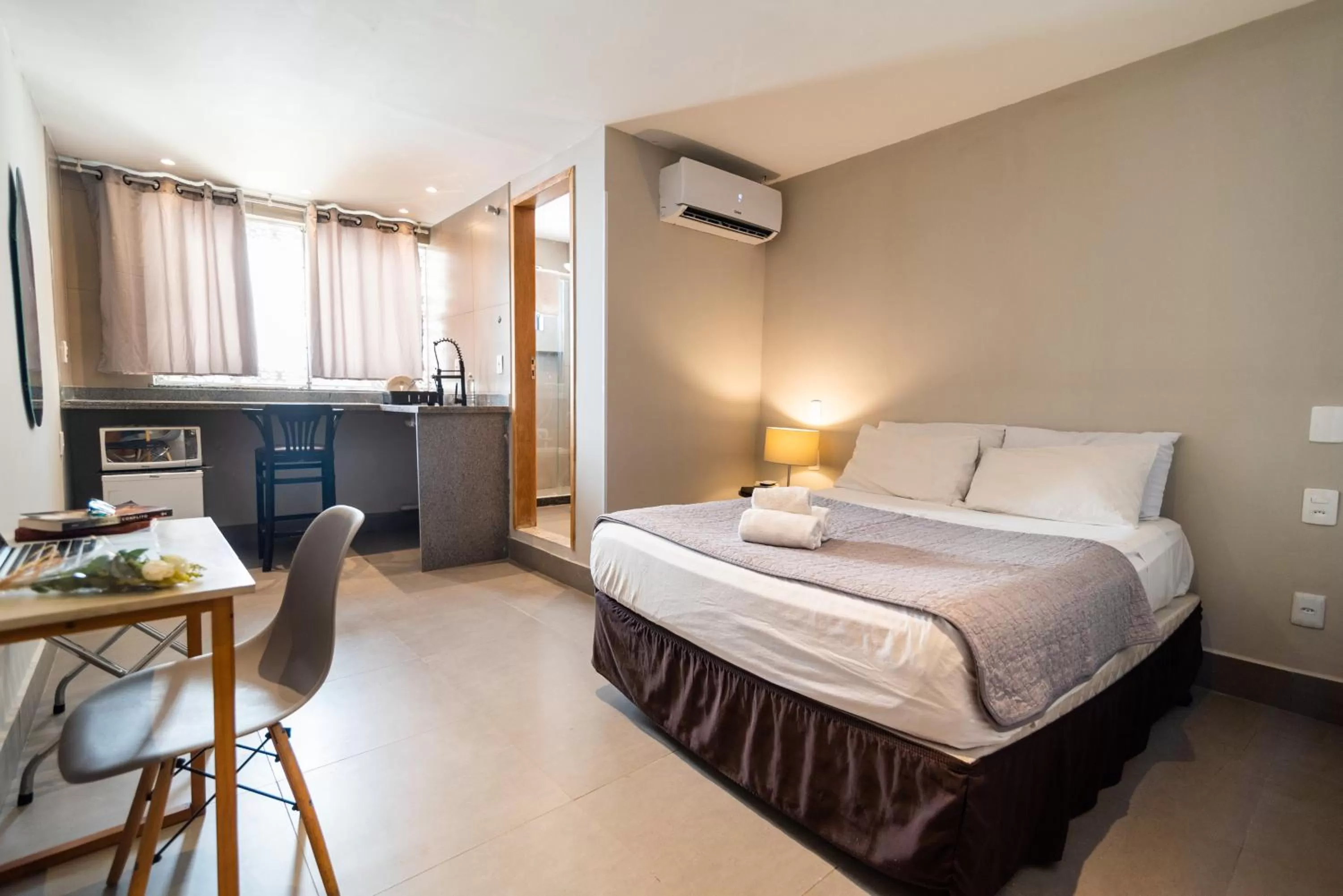 Bed in HMG Rio Suítes