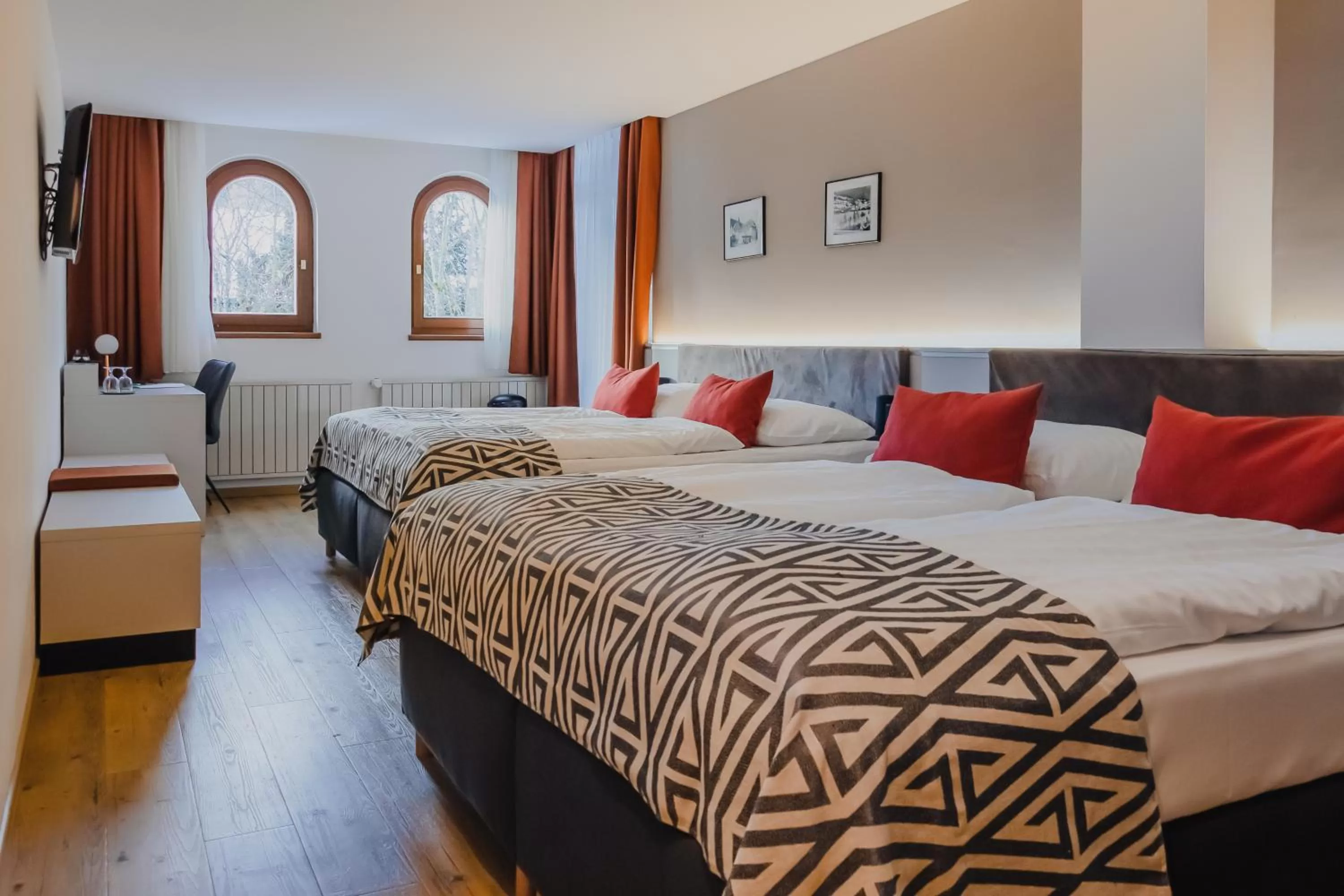 Bedroom, Bed in Hotel Alpenblick Kreischberg