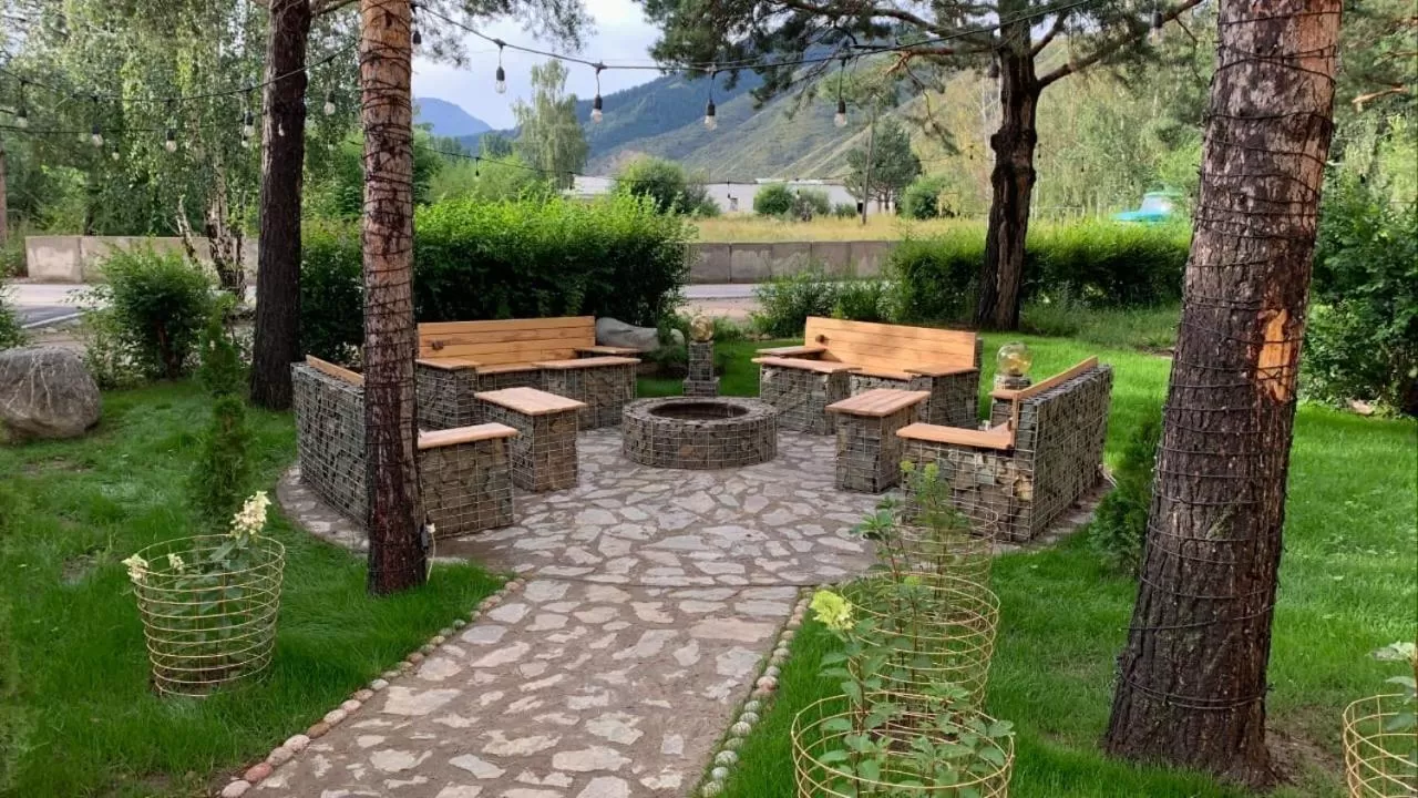 Garden in My hotel Karakol