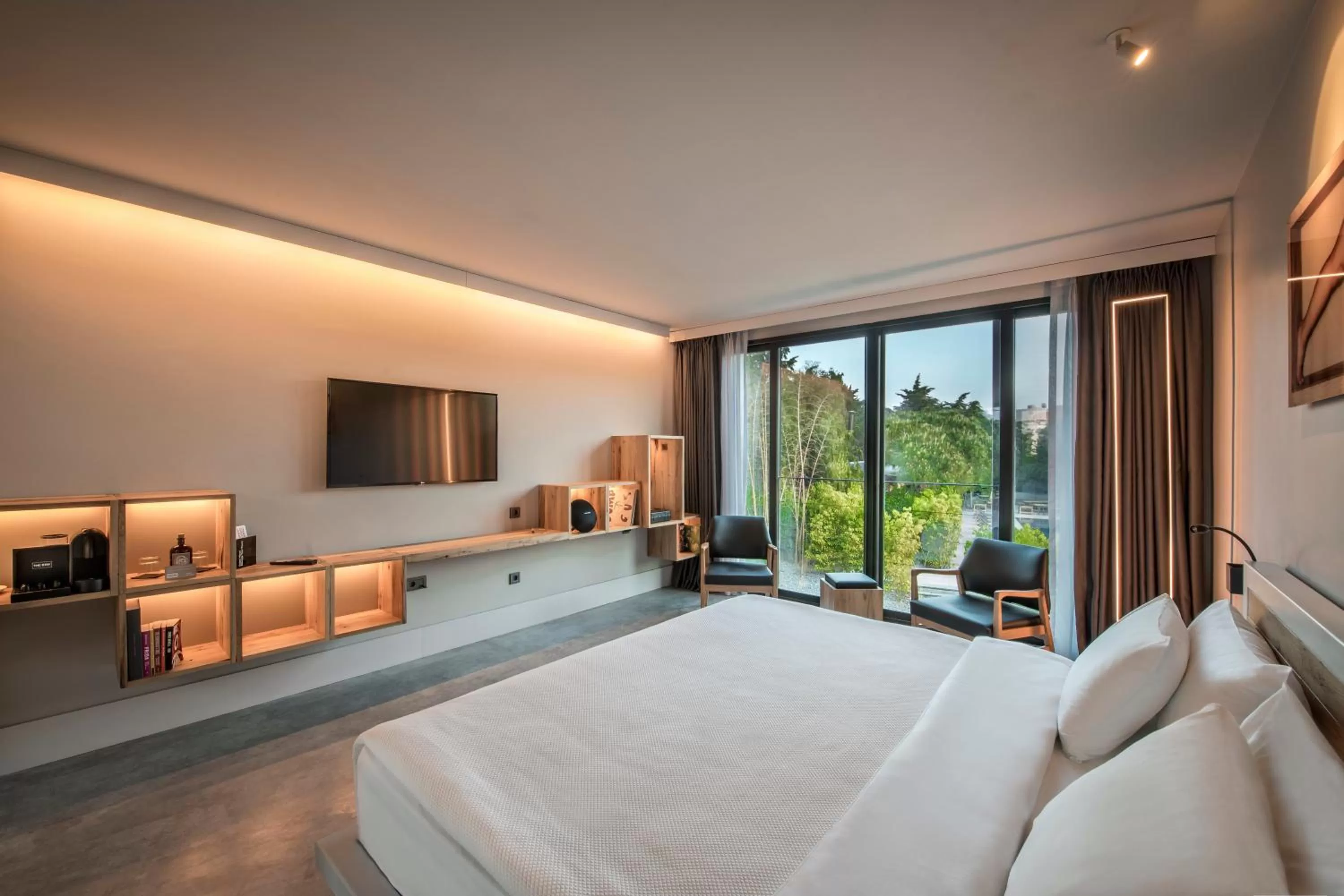 Photo of the whole room, Bed in Warehouse By The Stay