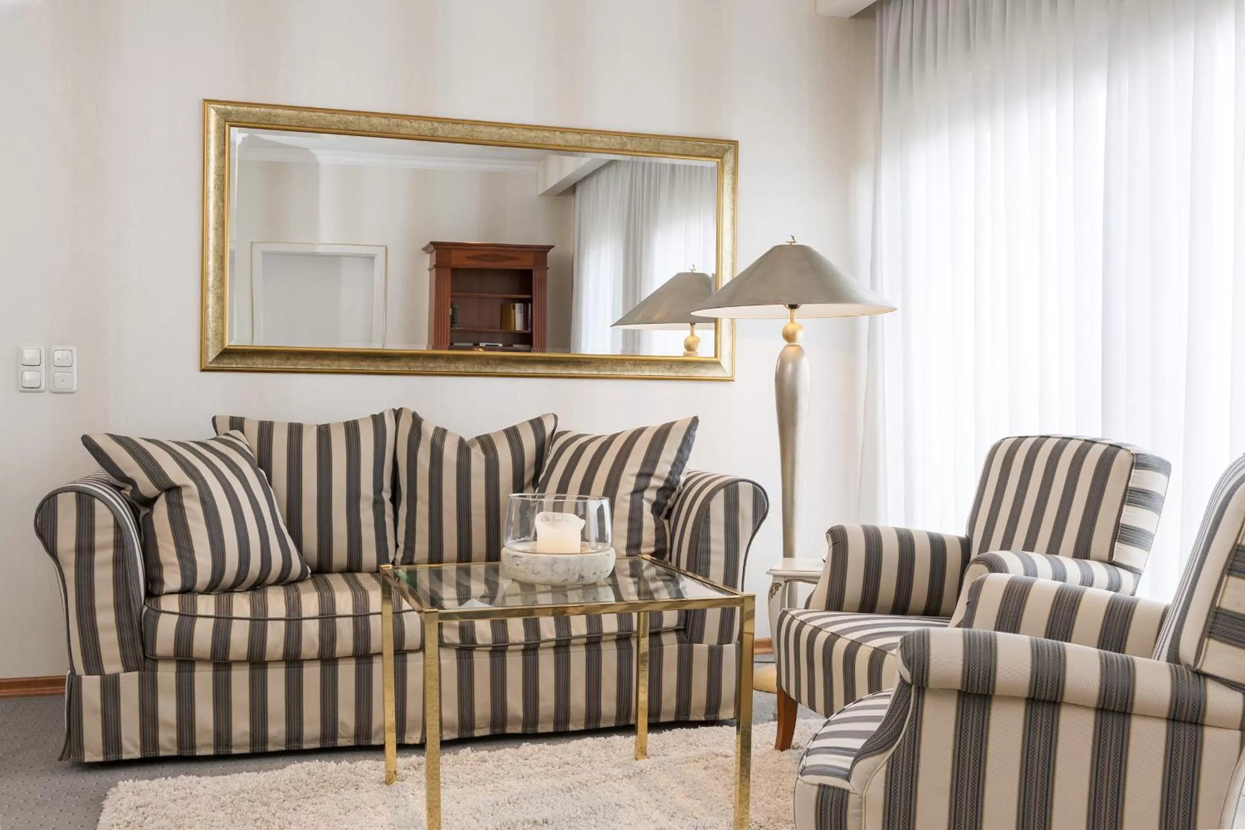 Seating area in BRISTOL Hotel Bad Kissingen