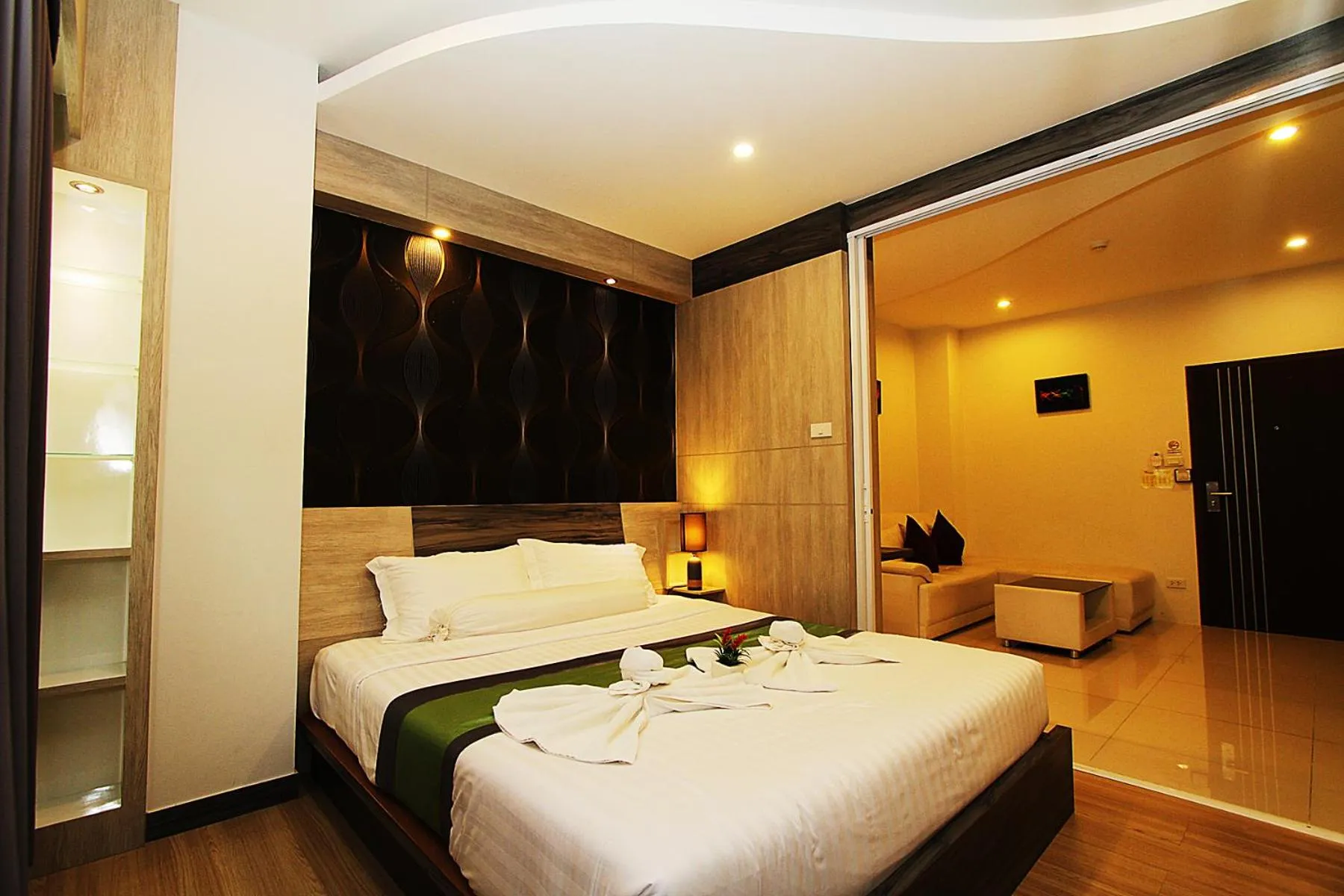 Bed in The Contrast i Hotel