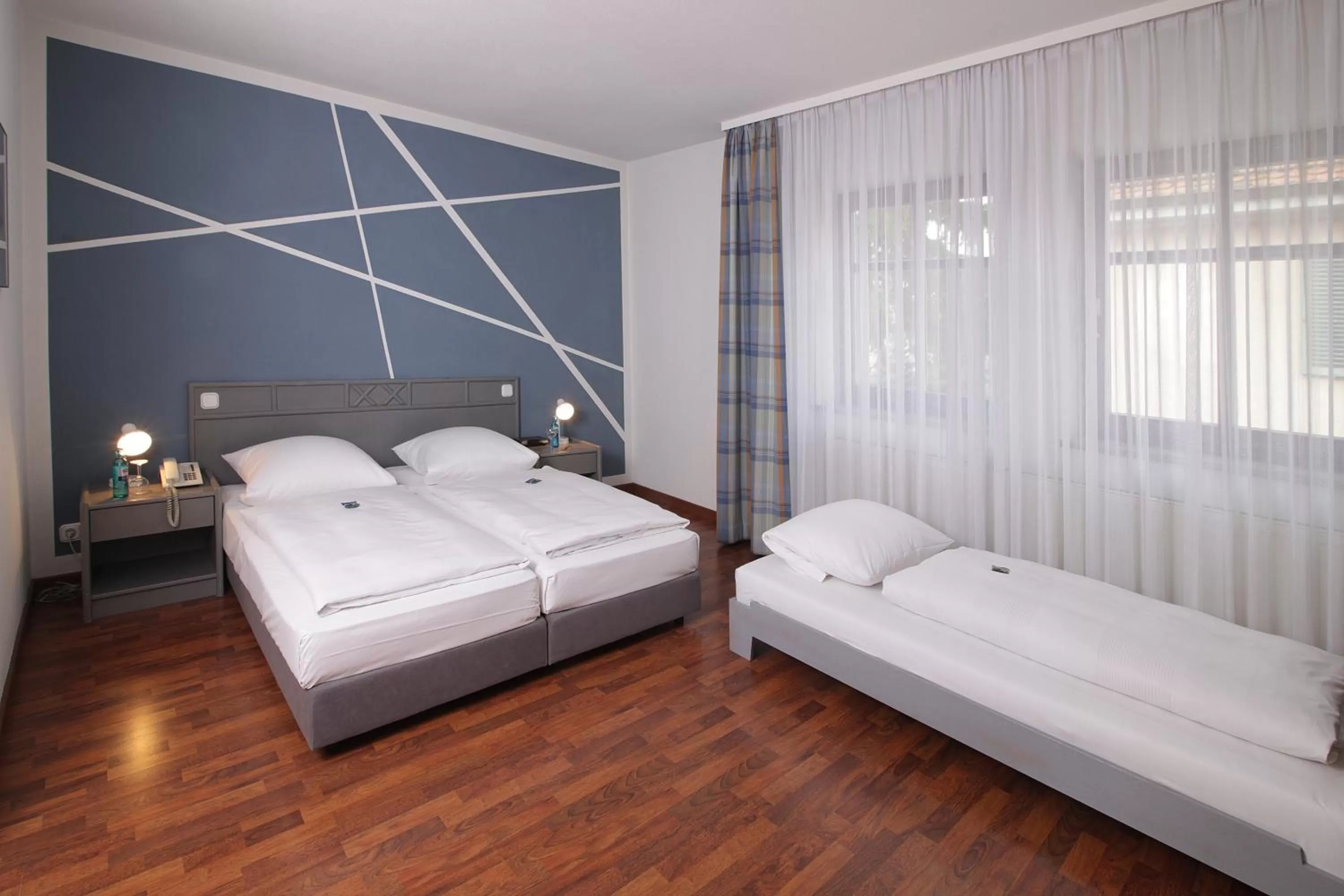 Bed in Art-Hotel Erlangen