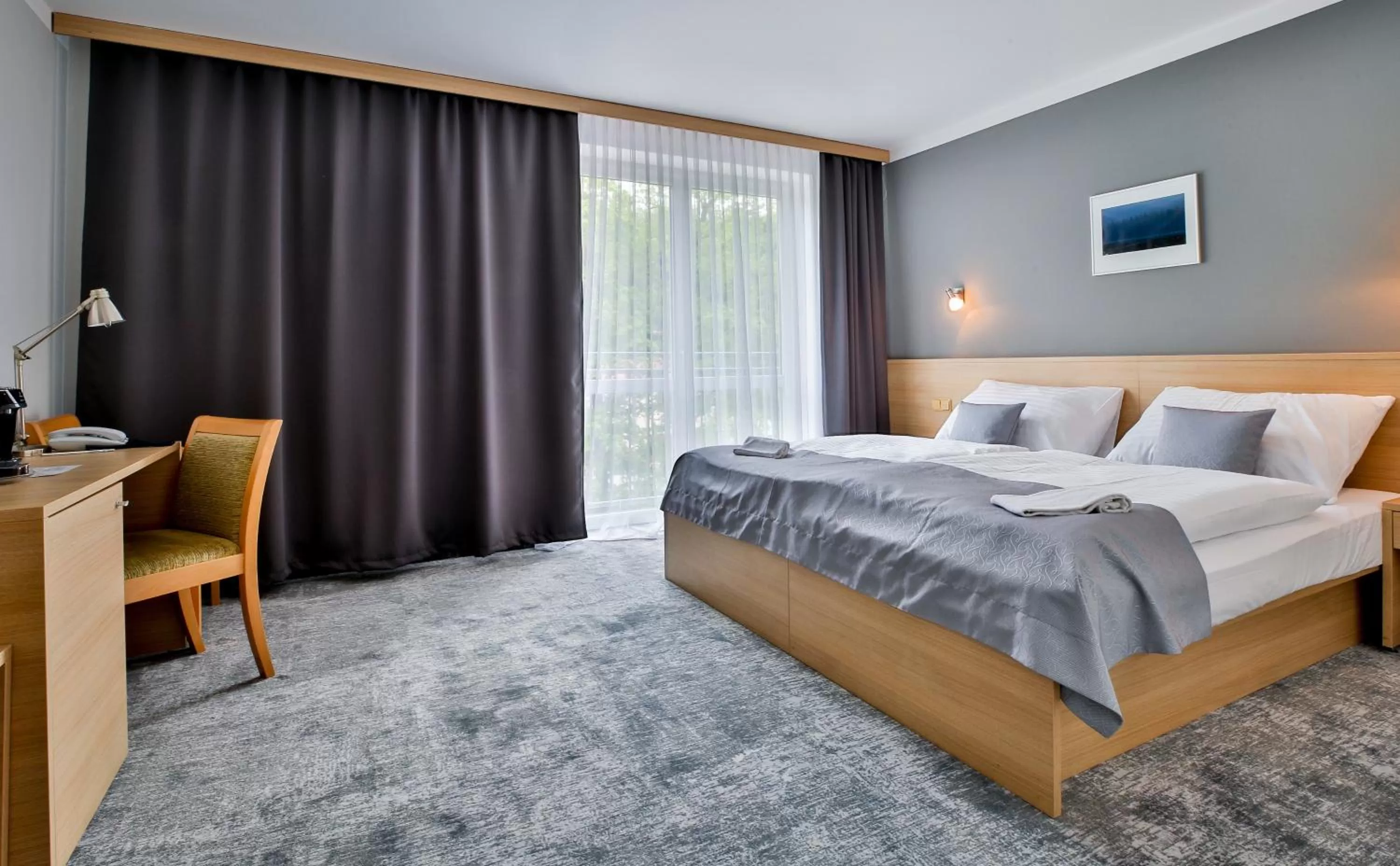 Bed in LH Parkhotel Hluboka Nad Vltavou Congress & Wellness