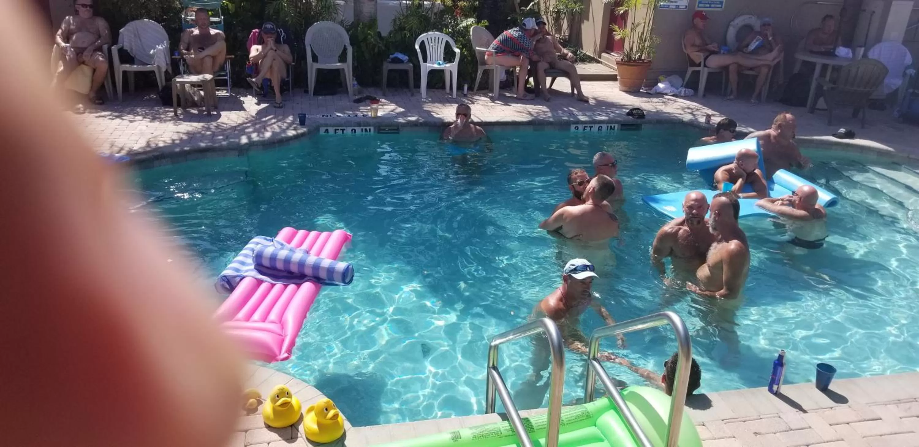 Swimming pool in INN LEATHER GUEST HOUSE-GAY MALE ONLY