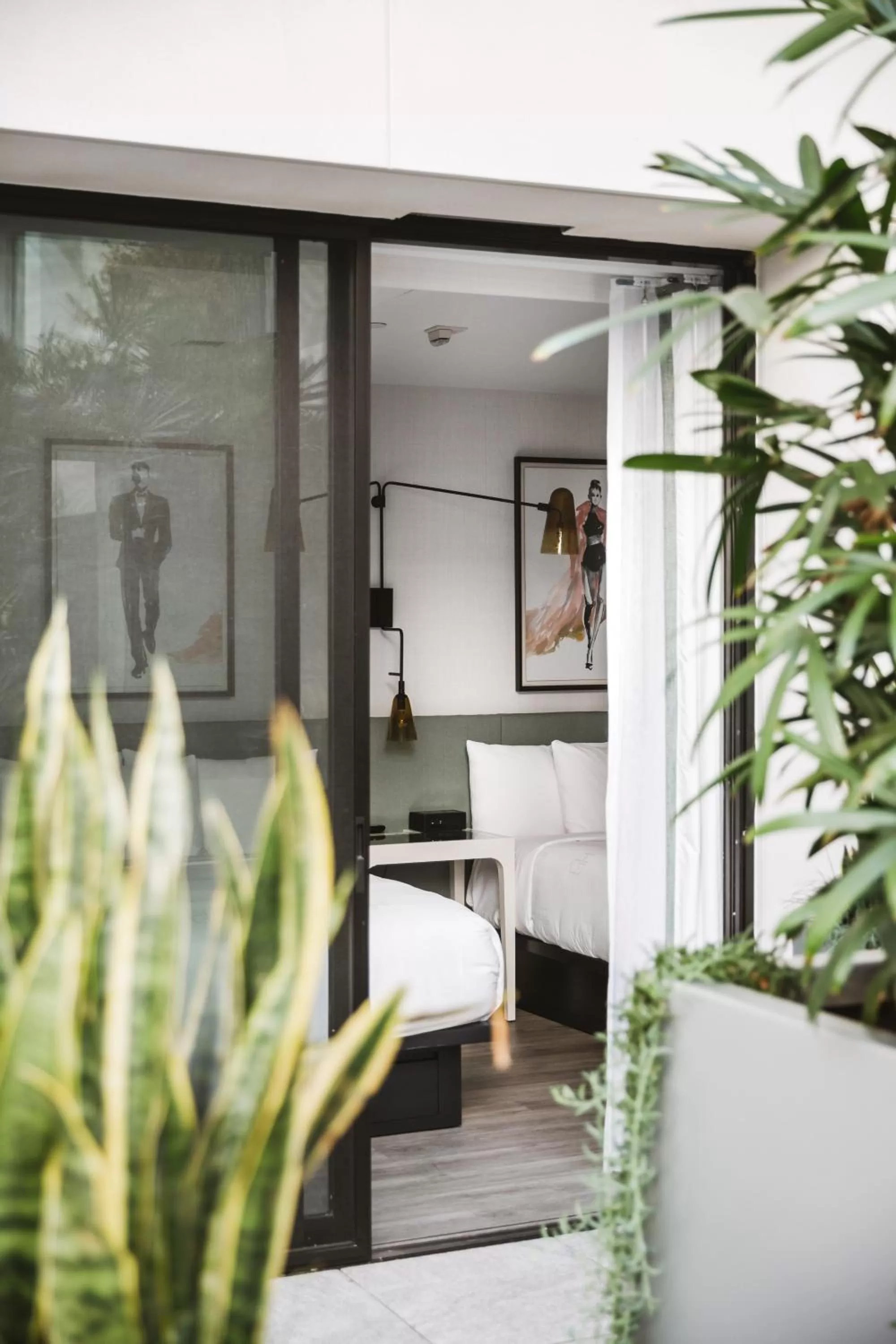 Patio in The Godfrey Hotel Hollywood