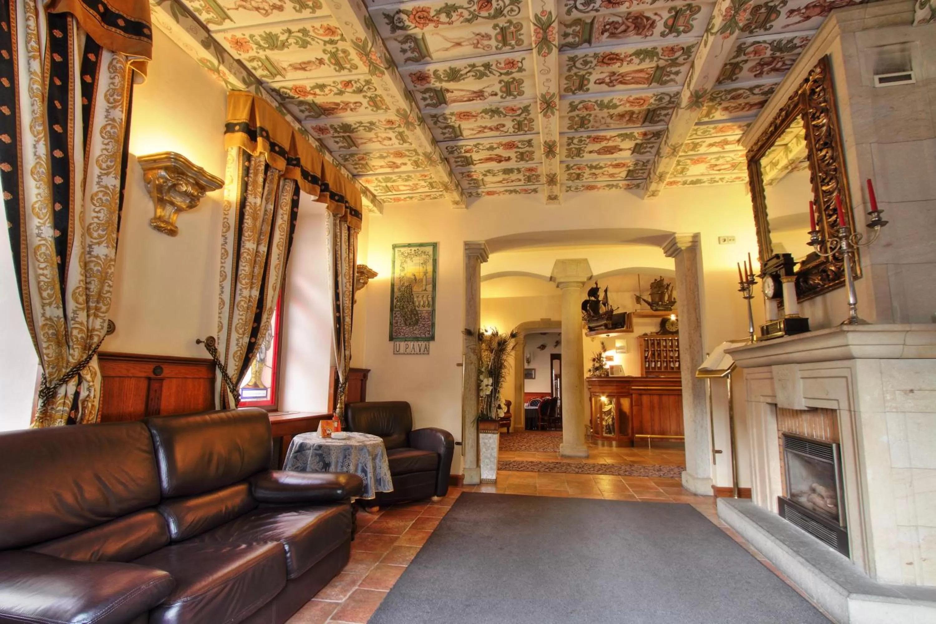 Lobby or reception in U Páva