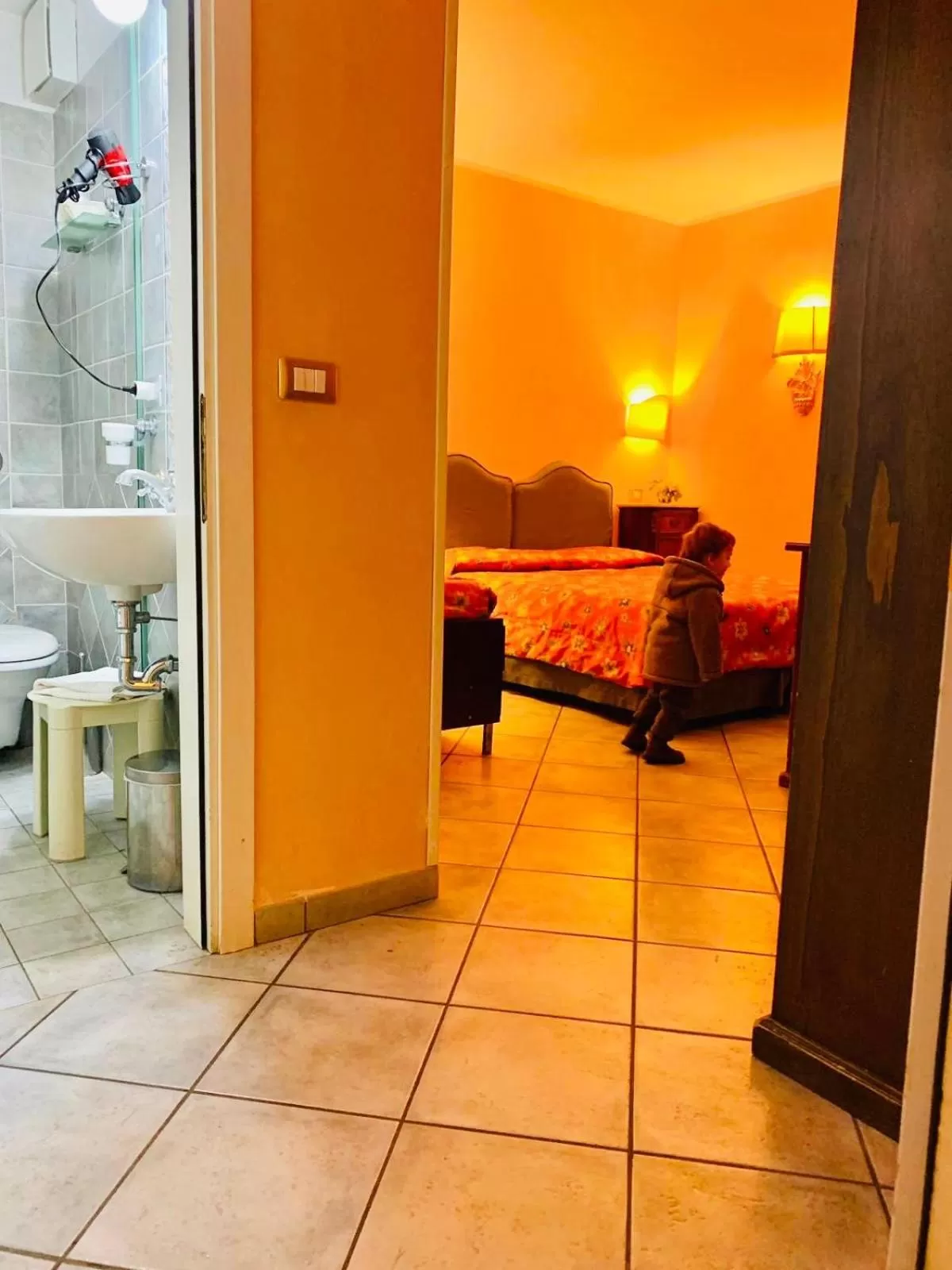 People, Bed in Villa Piccola Siena