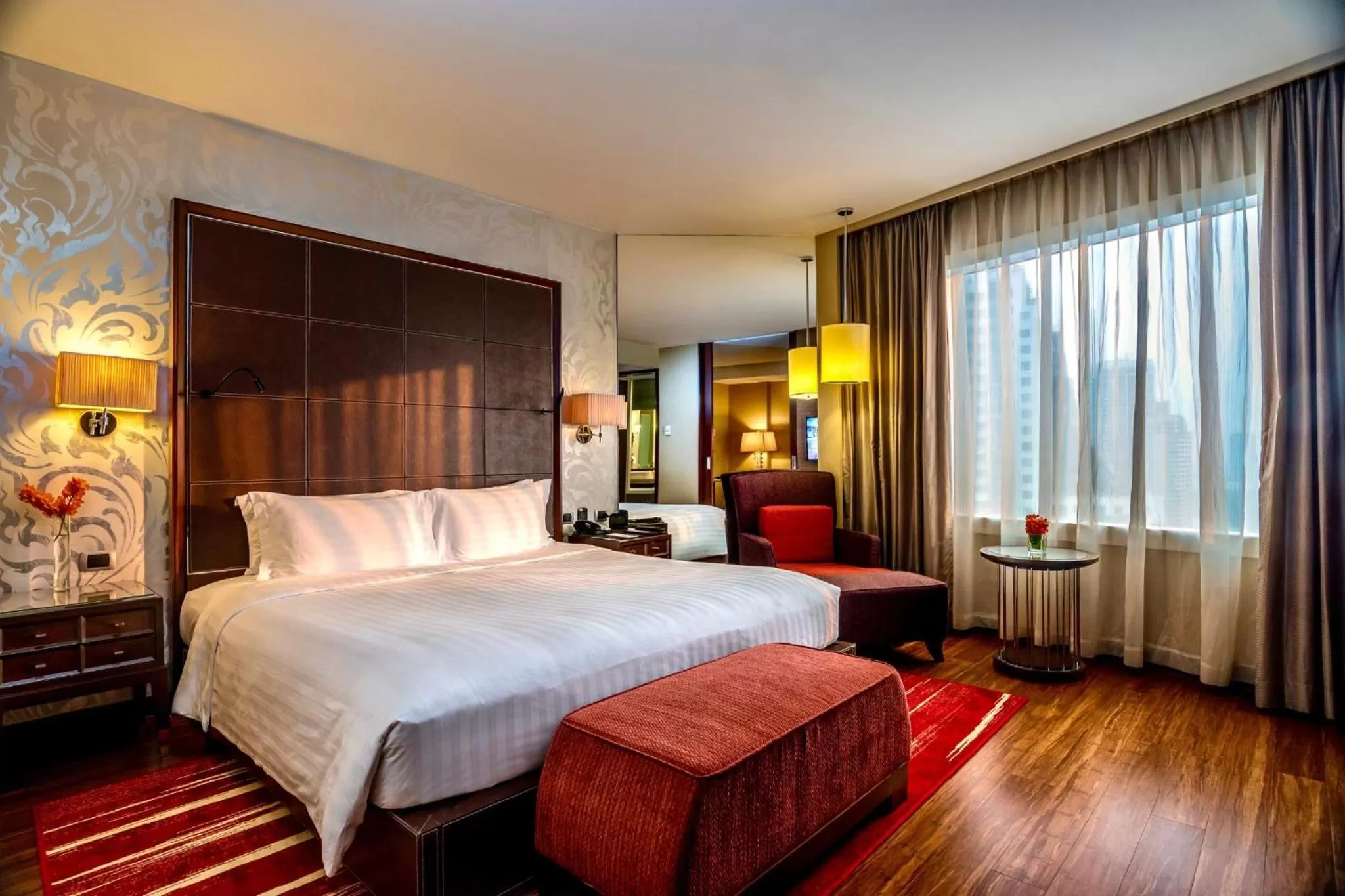Bedroom, Bed in Pullman Bangkok Grande Sukhumvit