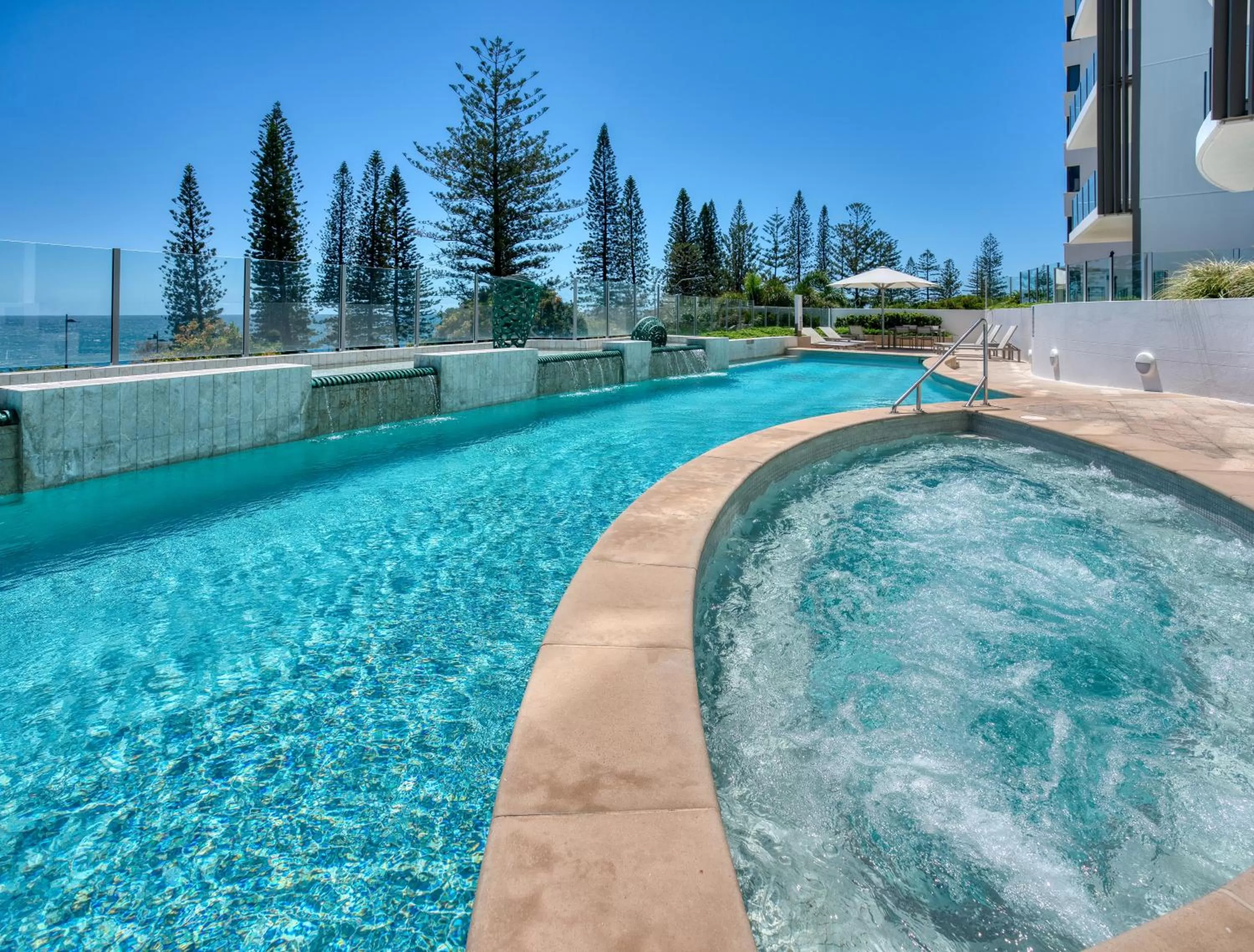 Swimming pool in Oceans Mooloolaba