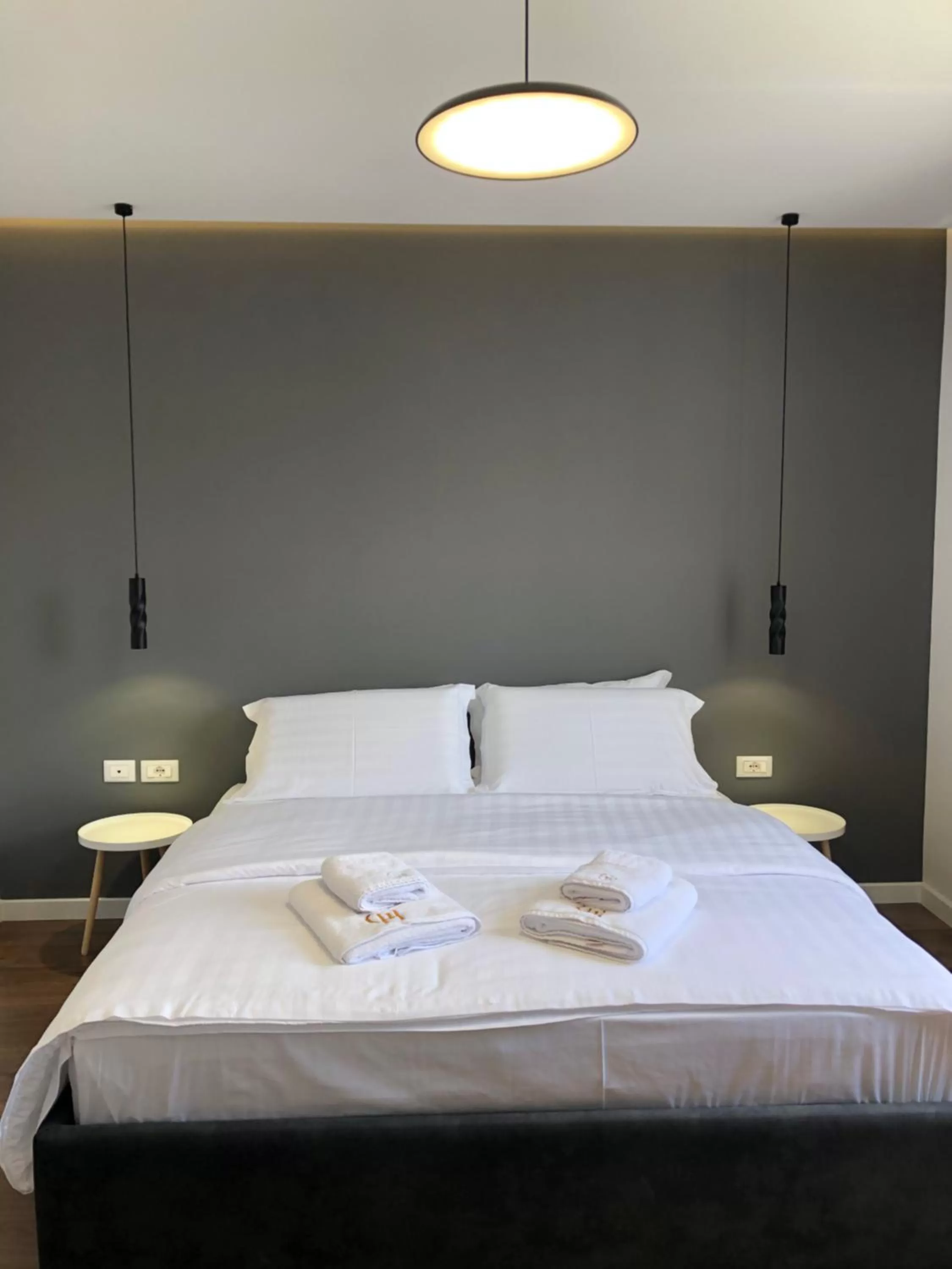 Bed in Grand Hotel Pogradec