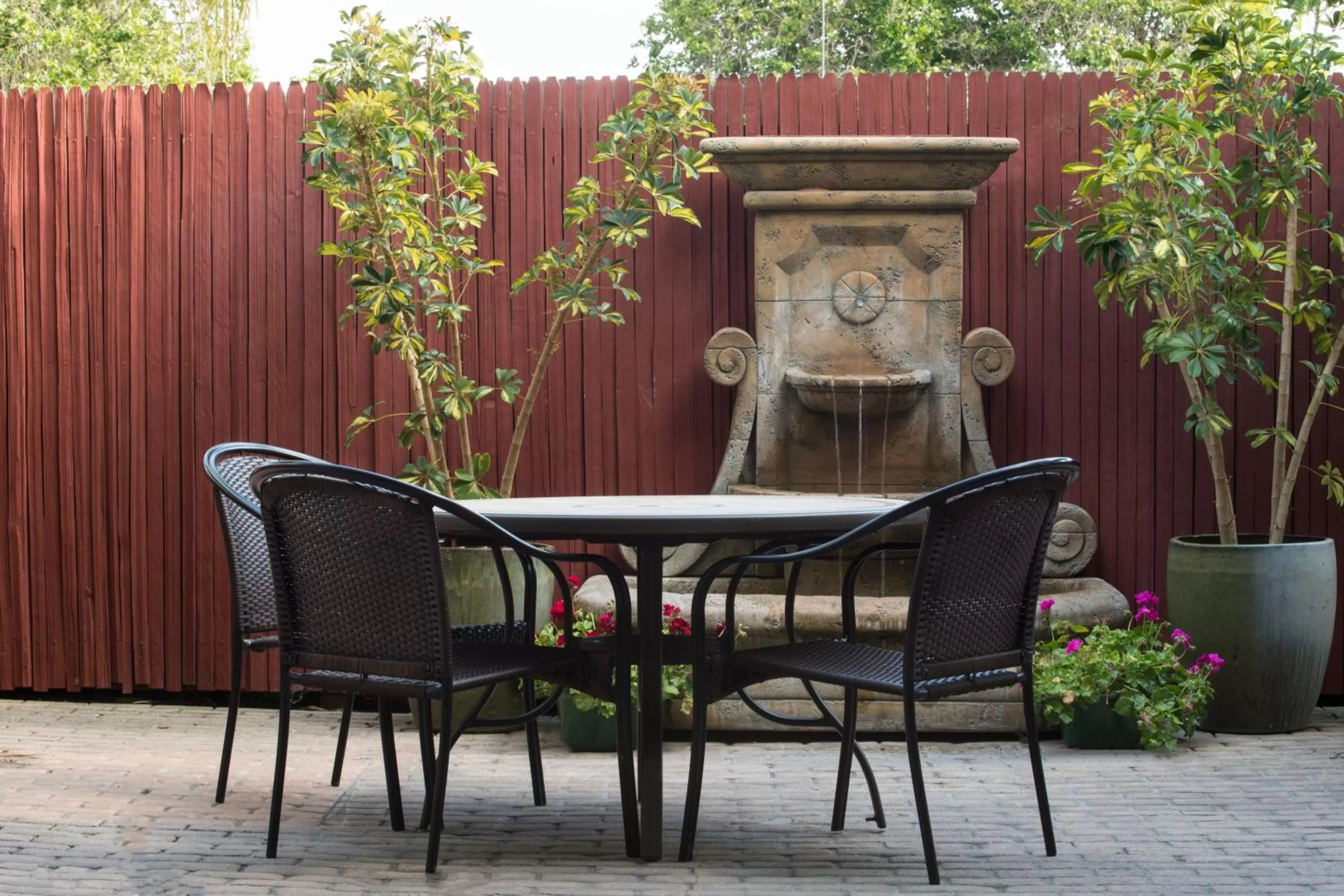 Patio in Mission Inn