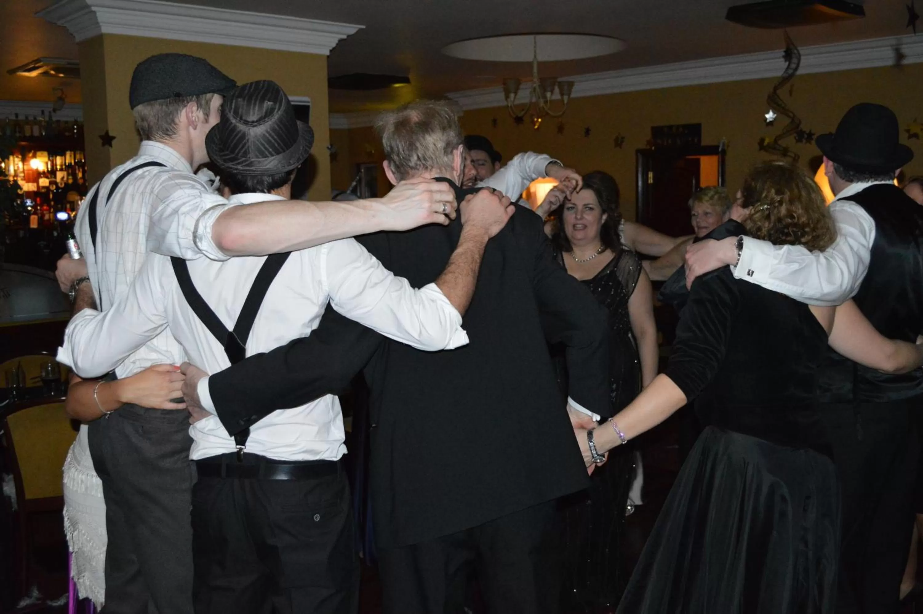 group of guests in Villa Hotel