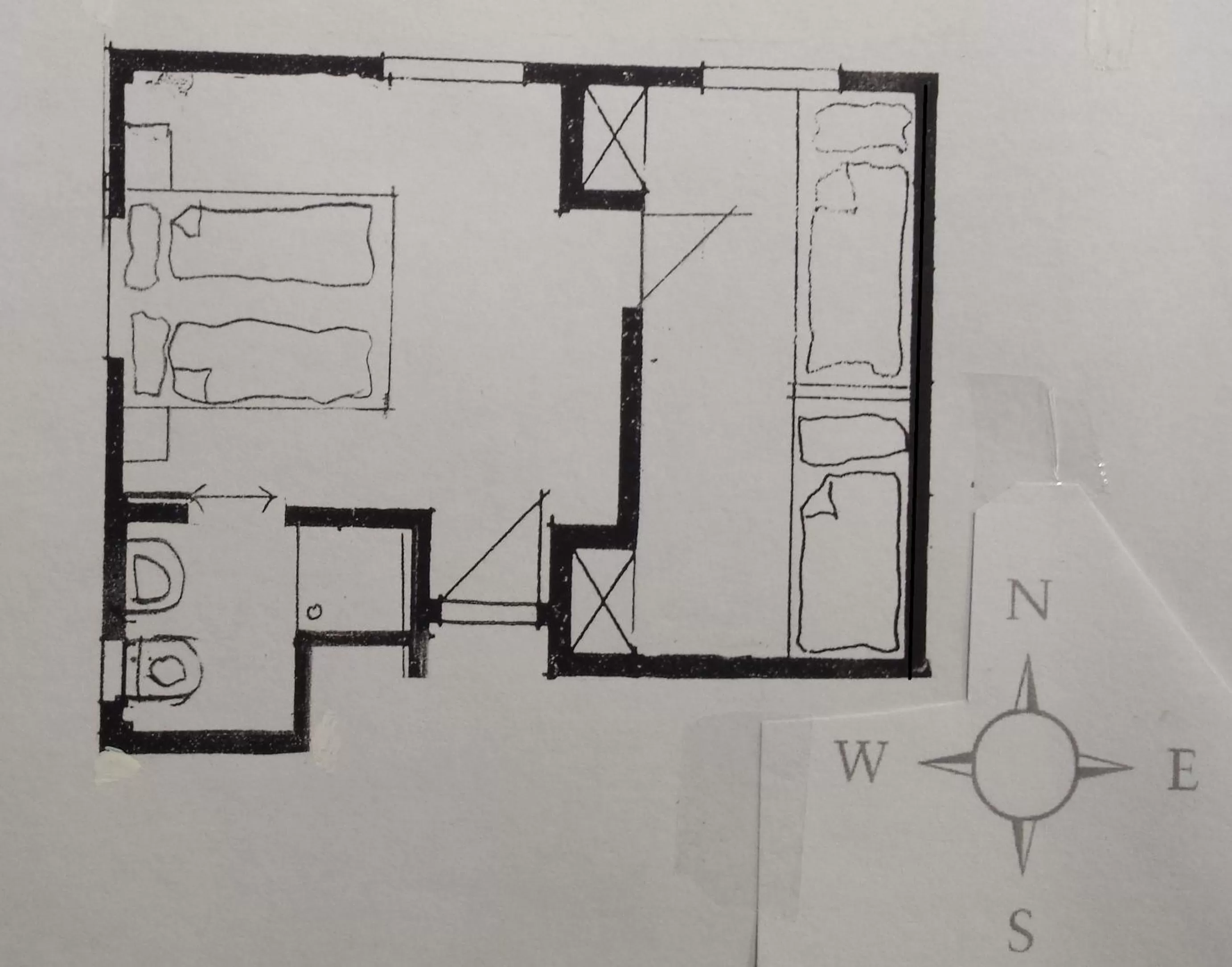 Floor plan in Hotel Tschuggen