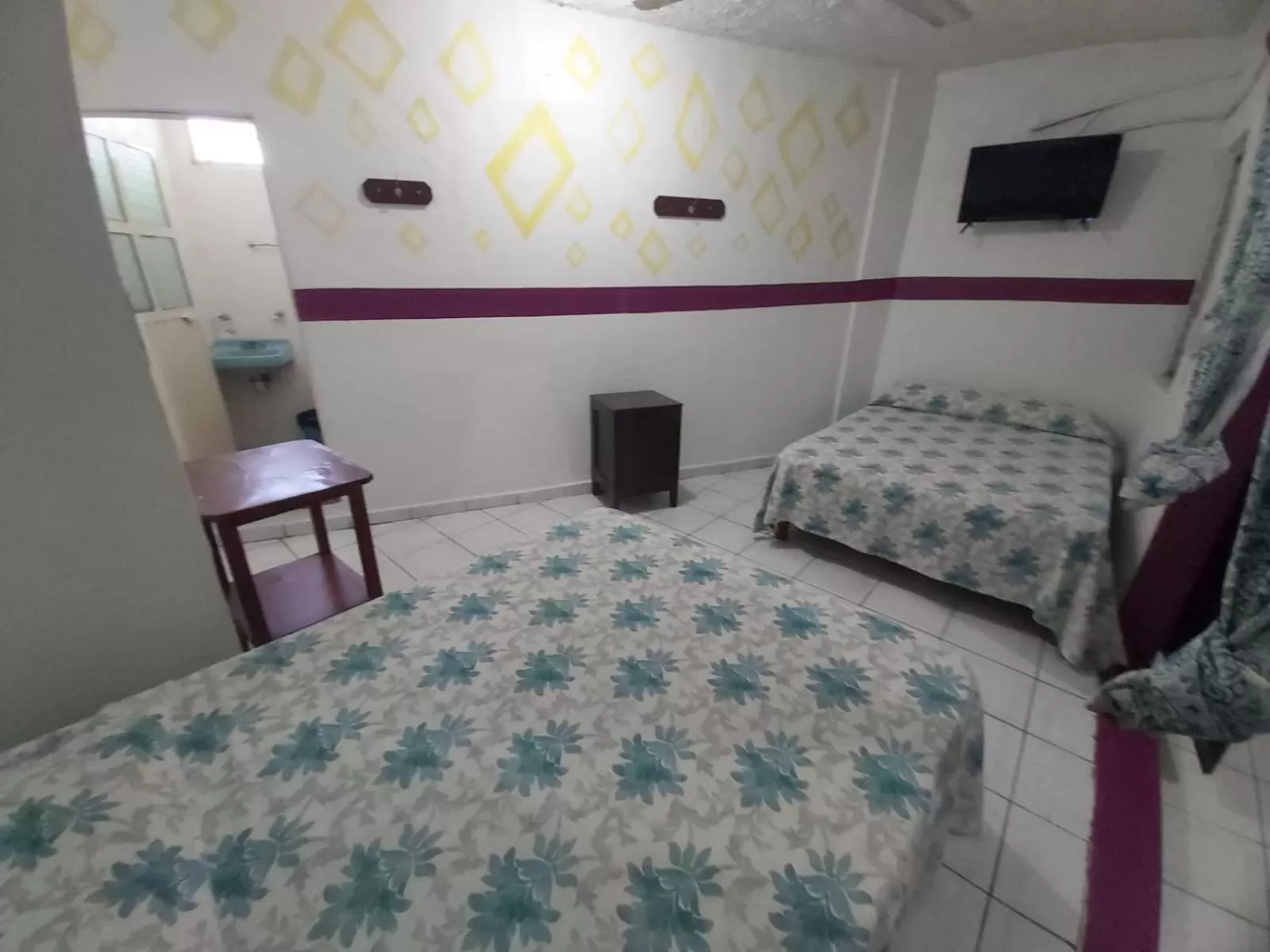 Bed in Hotel Ayalamar Manzanillo