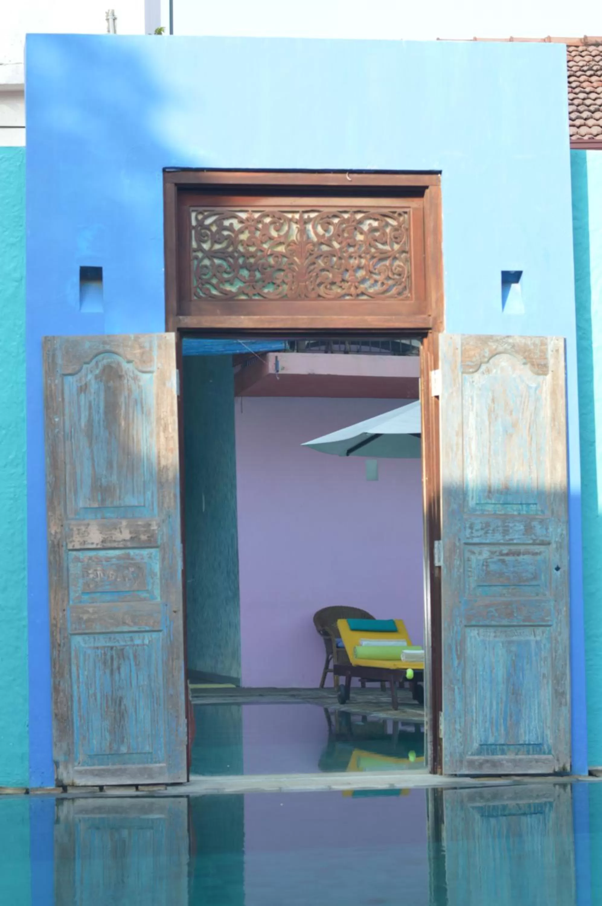 Pool view in Dickman Resort "The Boutique Hotel"