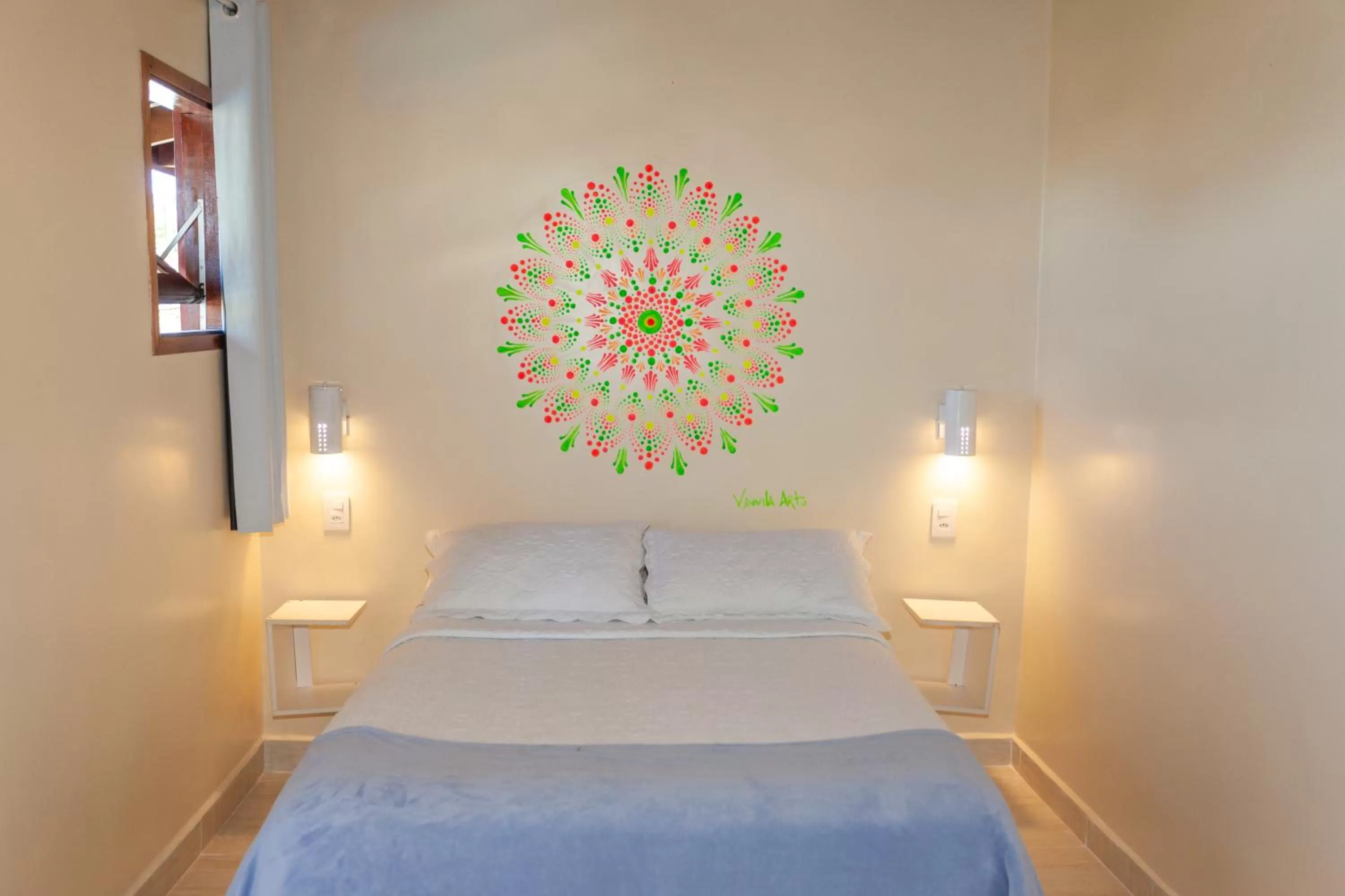 Bed in Ubatuba Ecologic Pousada