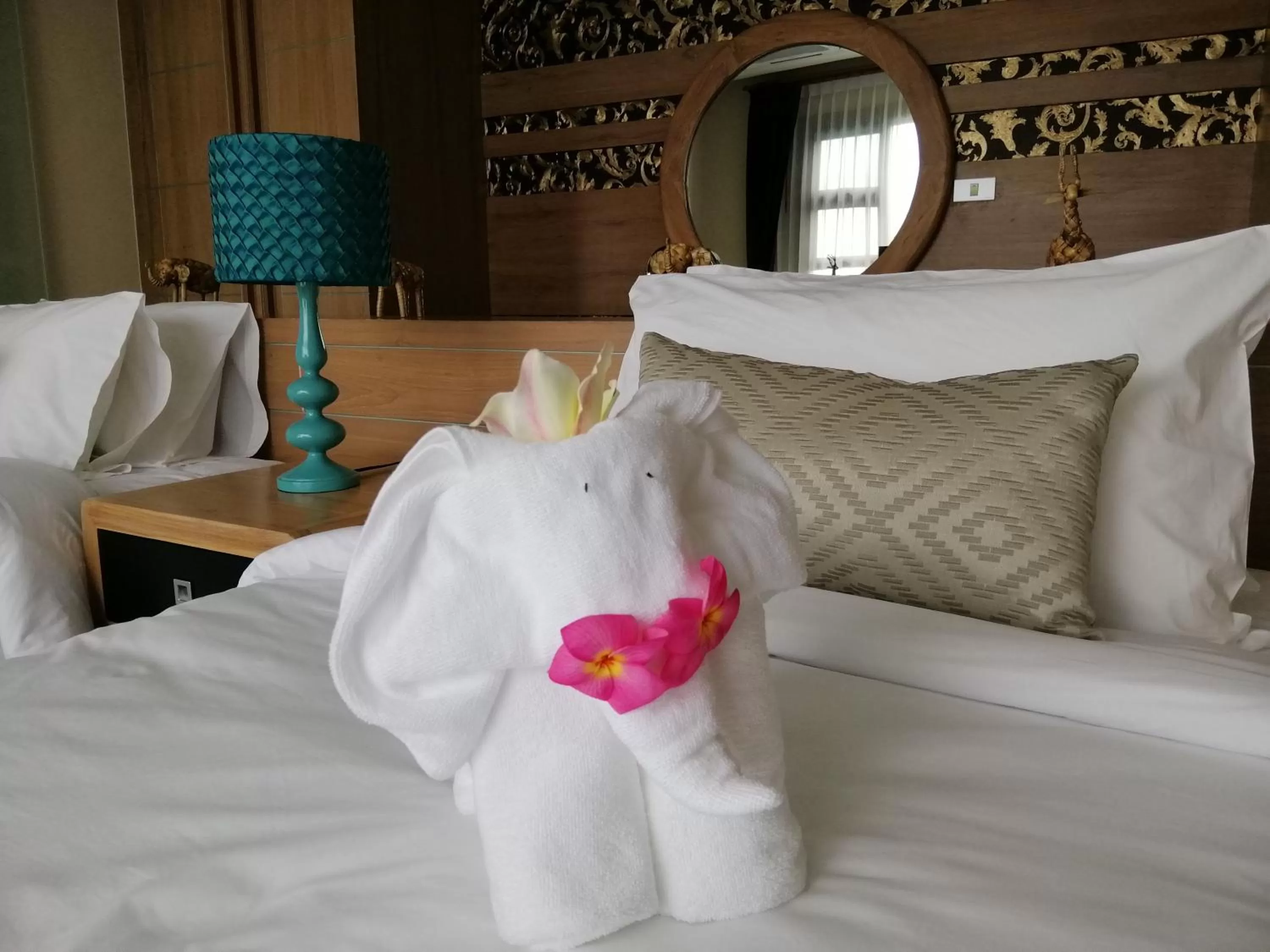 Bed in Khaolak Blue Sky Villa